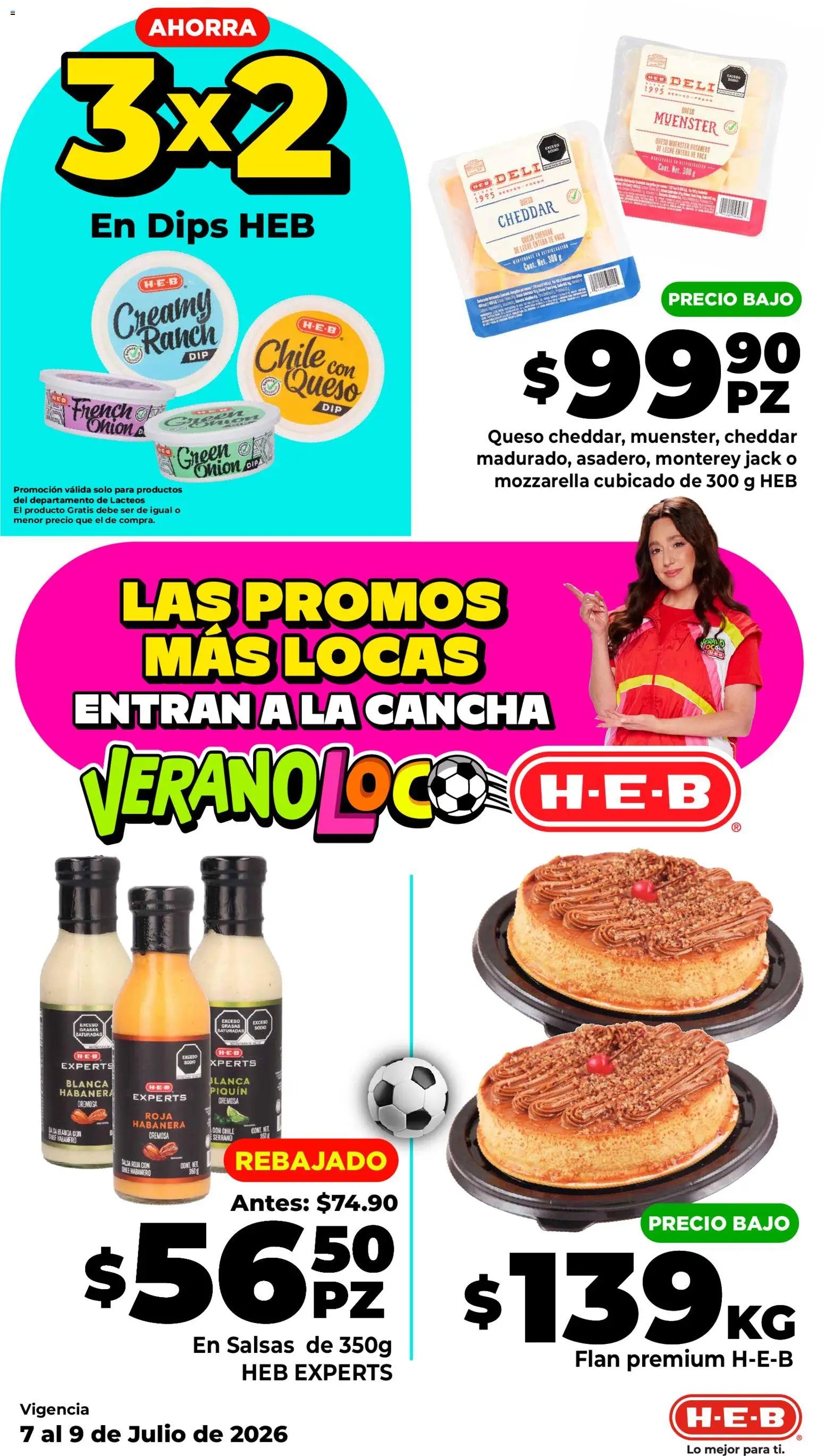 H-E-B oferta desde 07/07/2026 H-E-B folleto Las promos más locas