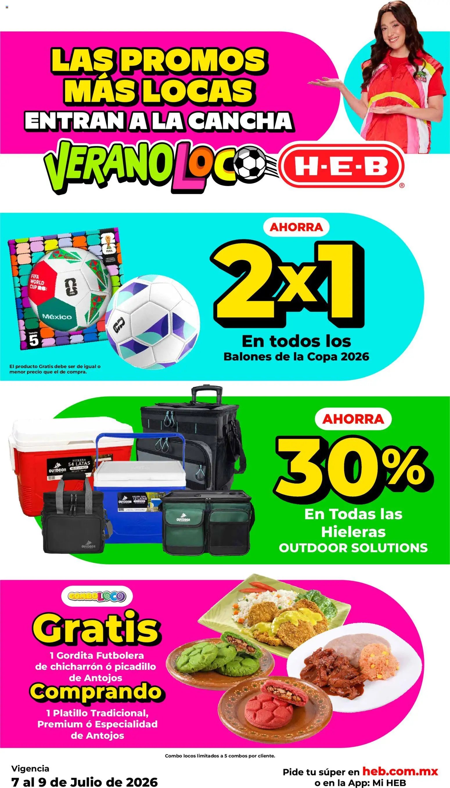 H-E-B oferta desde 07/07/2026 H-E-B folleto Las promos más locas