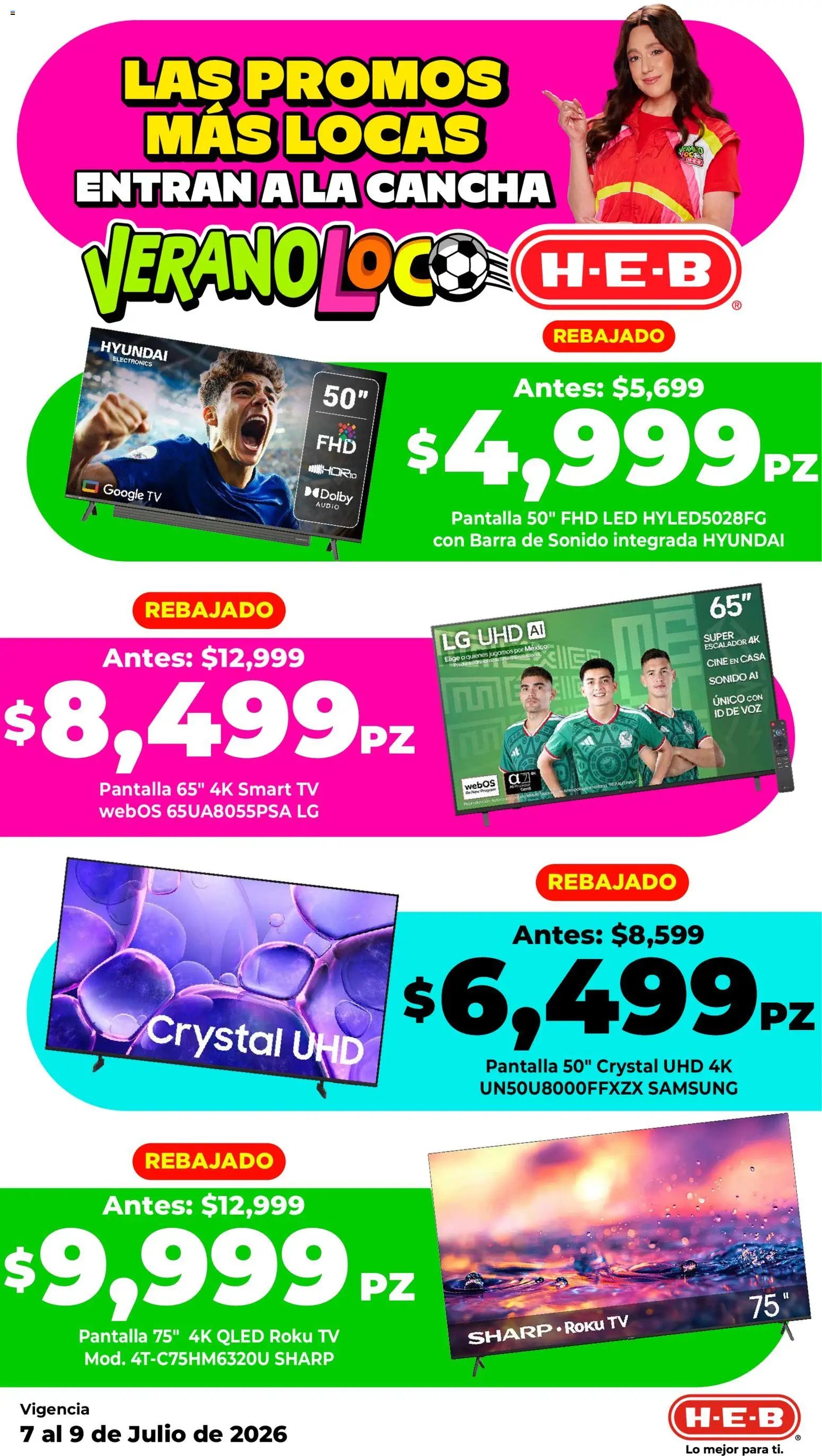 H-E-B oferta desde 07/07/2026 H-E-B folleto Las promos más locas