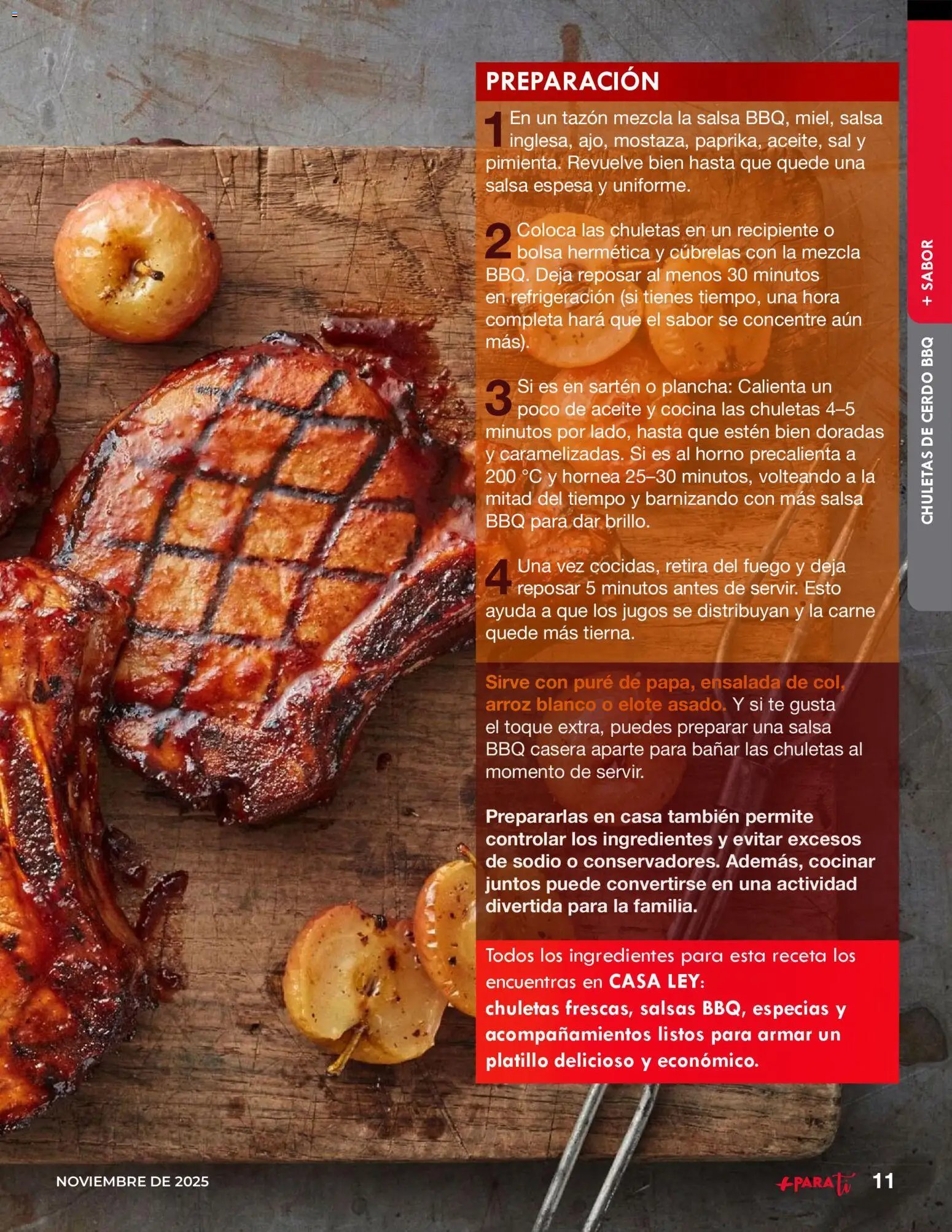 Casa Ley oferta desde 11/11/2025 Revista Ley + Para ti (2025-11-11 - 2025-11-30)