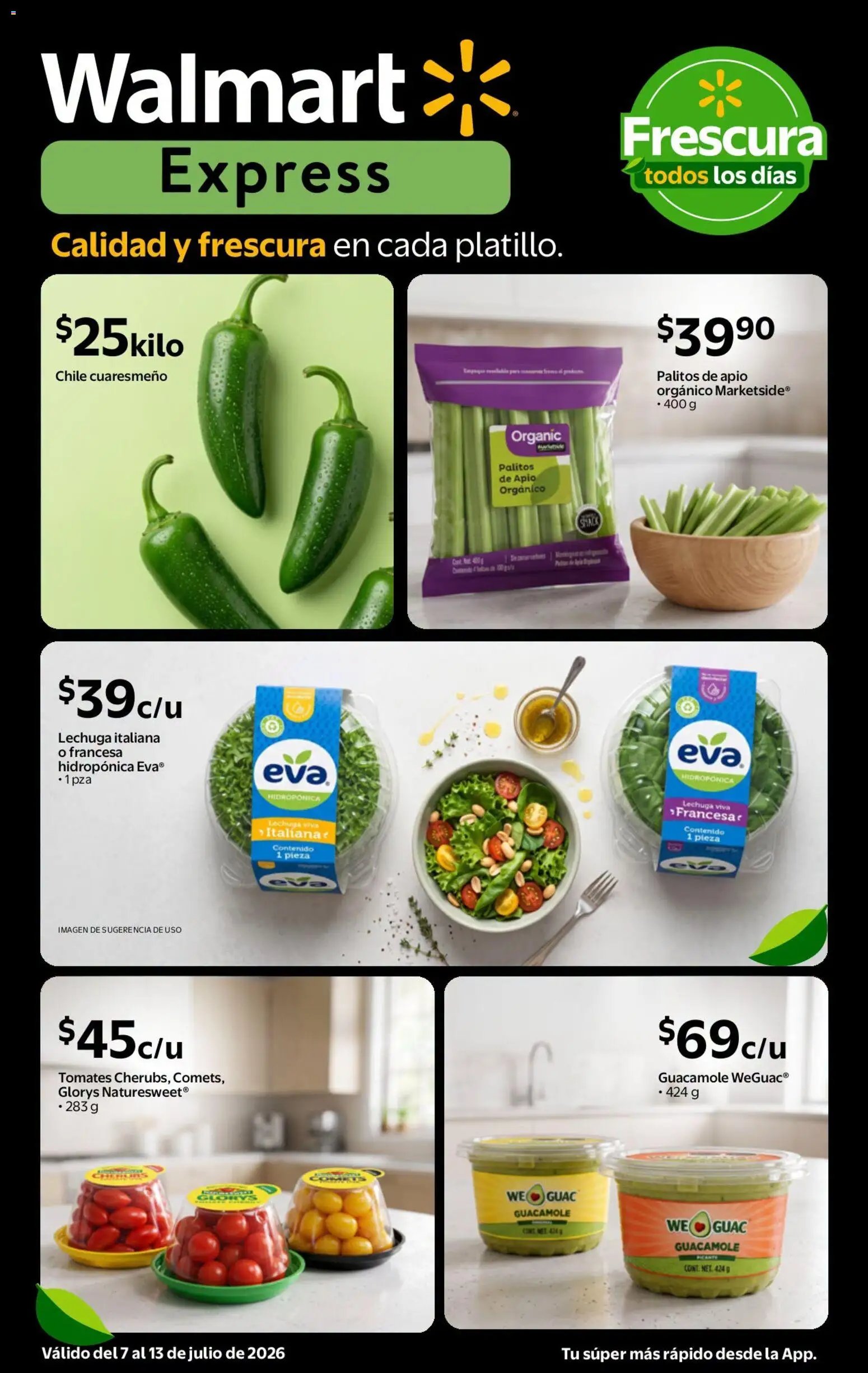 Walmart Express oferta desde 07/07/2026 Walmart Express folleto Calidad a precios bajos
