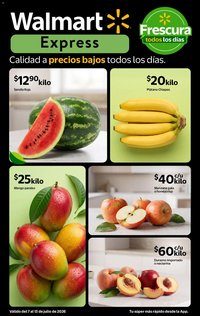 Walmart Express oferta desde 07/07/2026 Walmart Express folleto Calidad a precios bajos