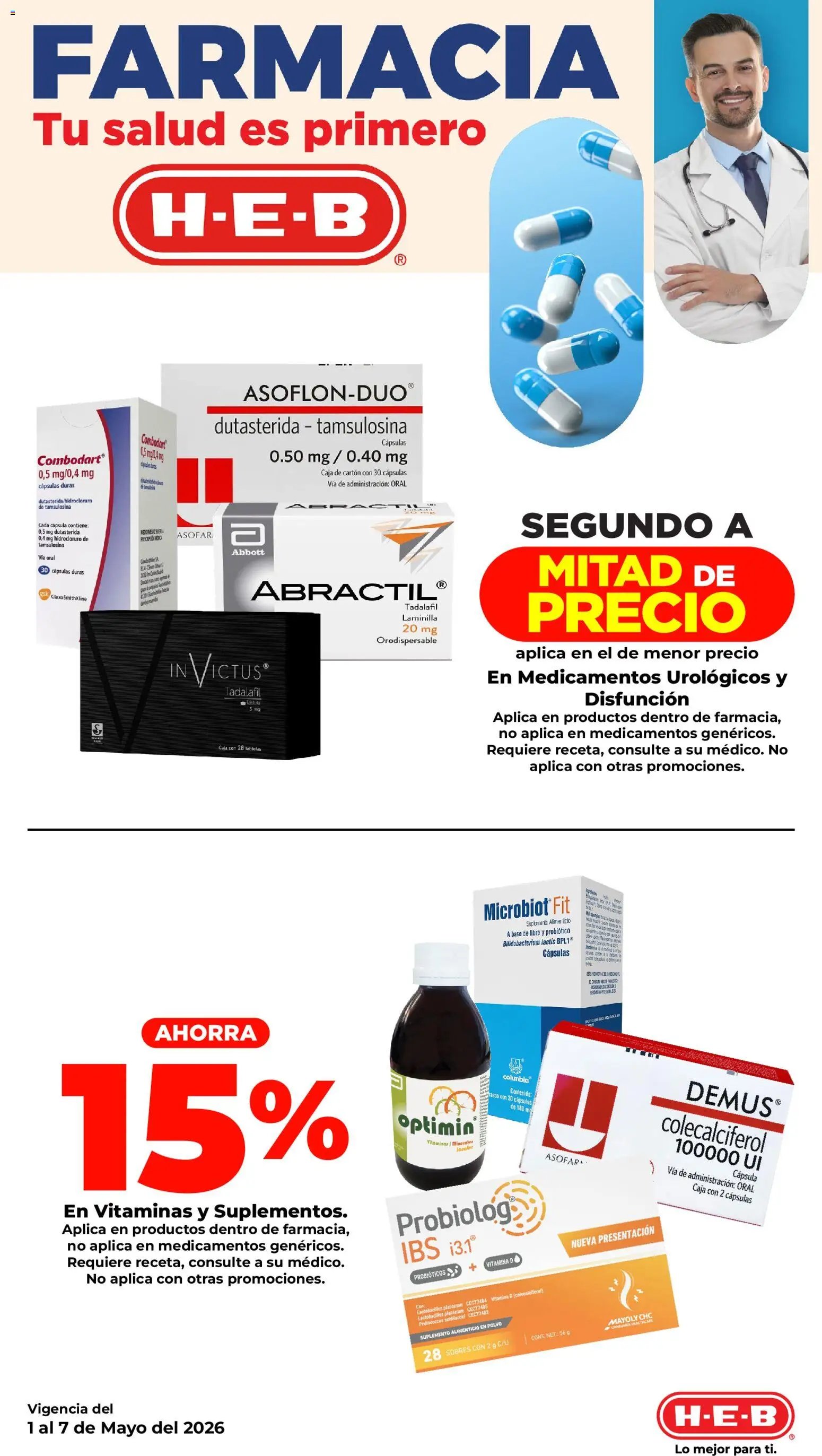H-E-B oferta desde 01/05/2026 H-E-B folleto Calidad (2026-05-01 - 2026-05-07)