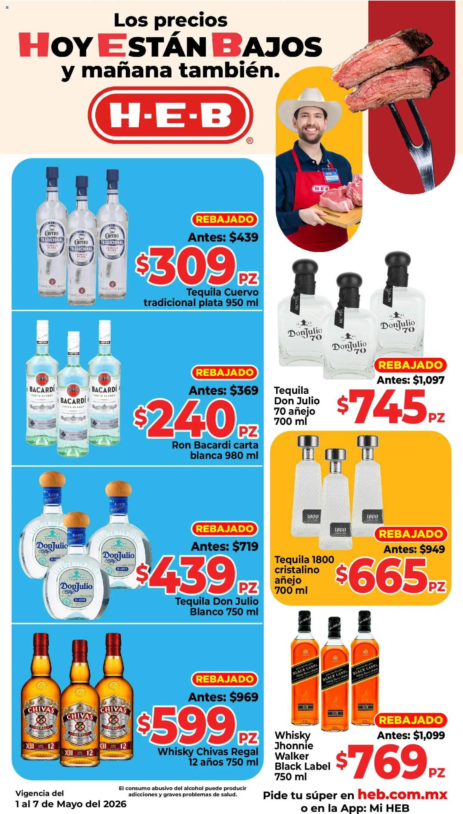 H-E-B oferta desde 01/05/2026 H-E-B folleto Calidad (2026-05-01 - 2026-05-07)