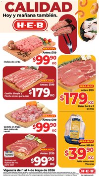 H-E-B oferta desde 01/05/2026 H-E-B folleto Calidad (2026-05-01 - 2026-05-07)