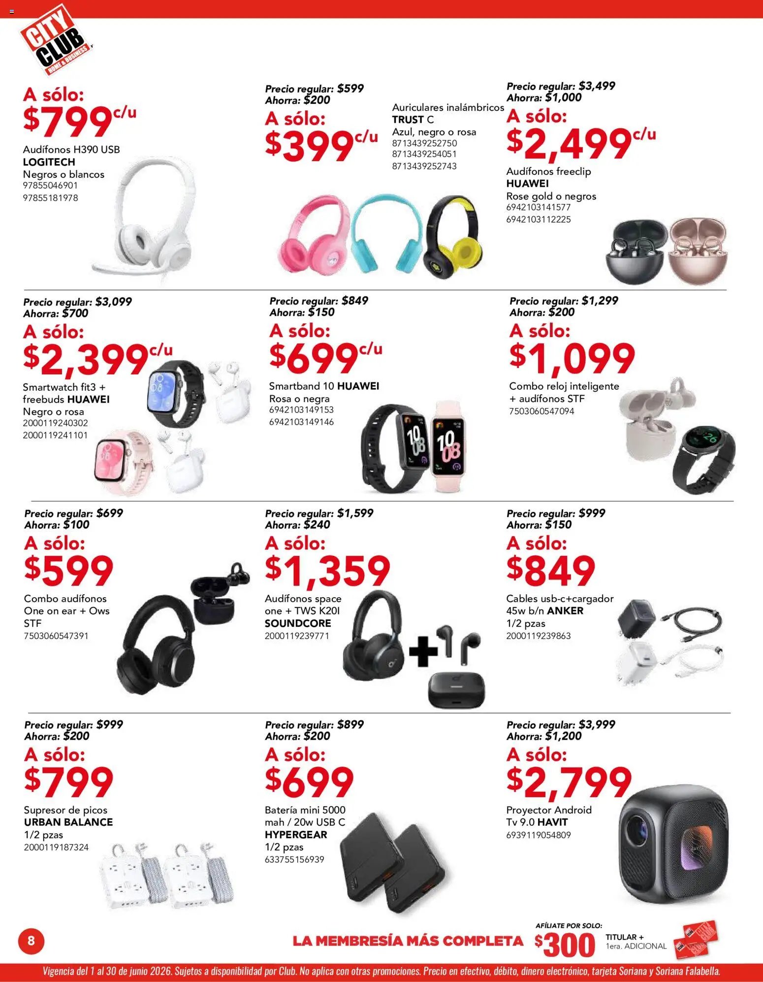 City Club oferta desde 01/06/2026 City Club catálogo