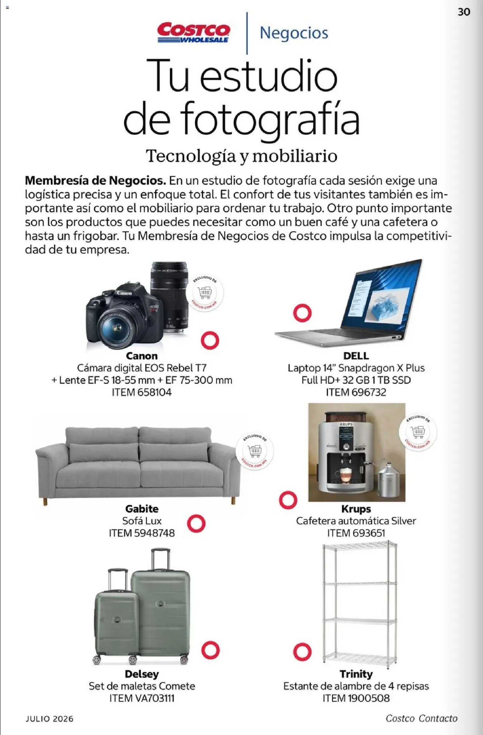 Costco oferta desde 01/07/2026 Costco Revista Julio 2026