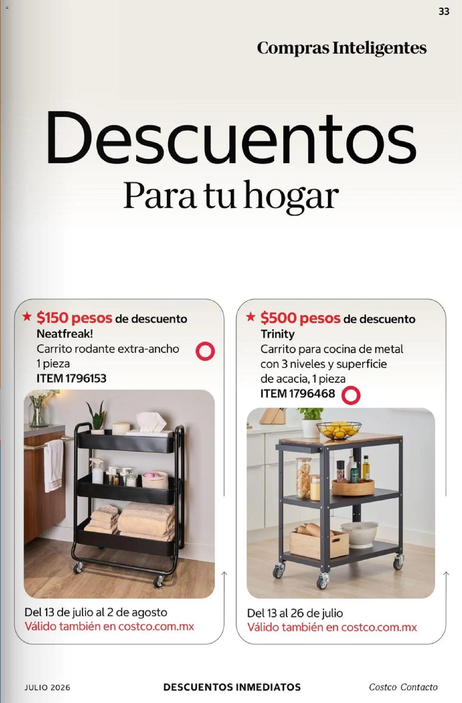 Costco oferta desde 01/07/2026 Costco Revista Julio 2026
