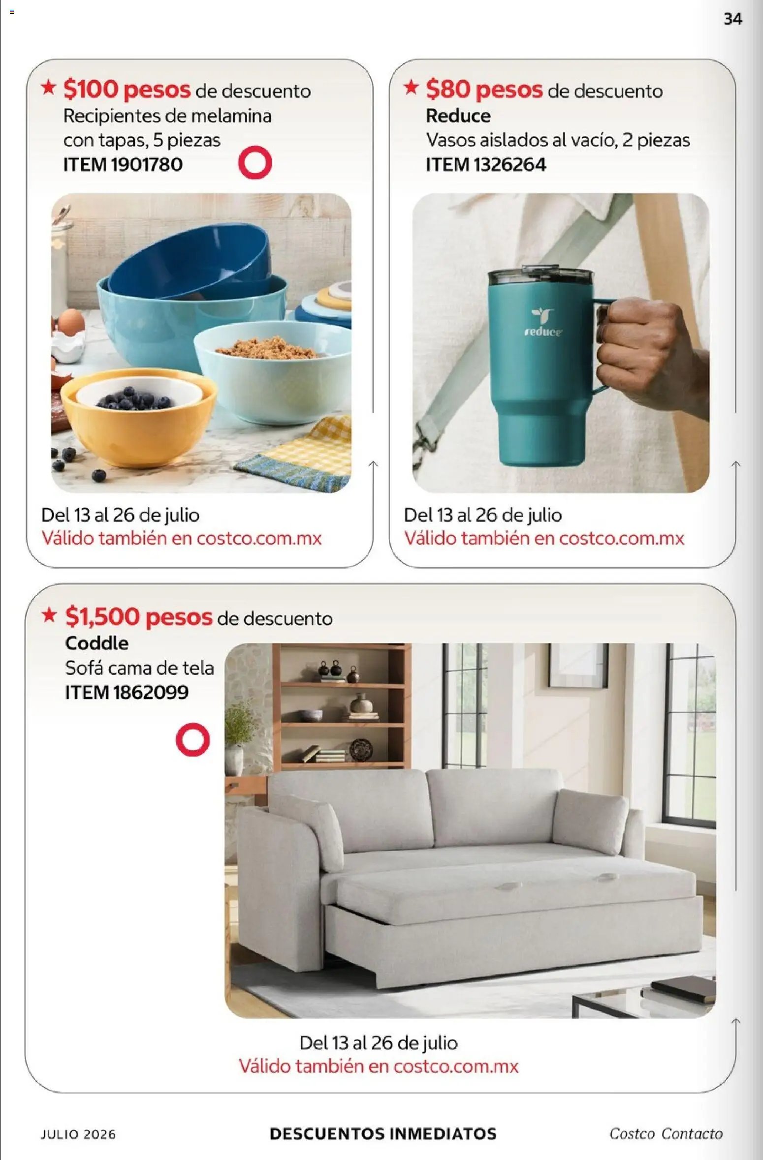 Costco oferta desde 01/07/2026 Costco Revista Julio 2026