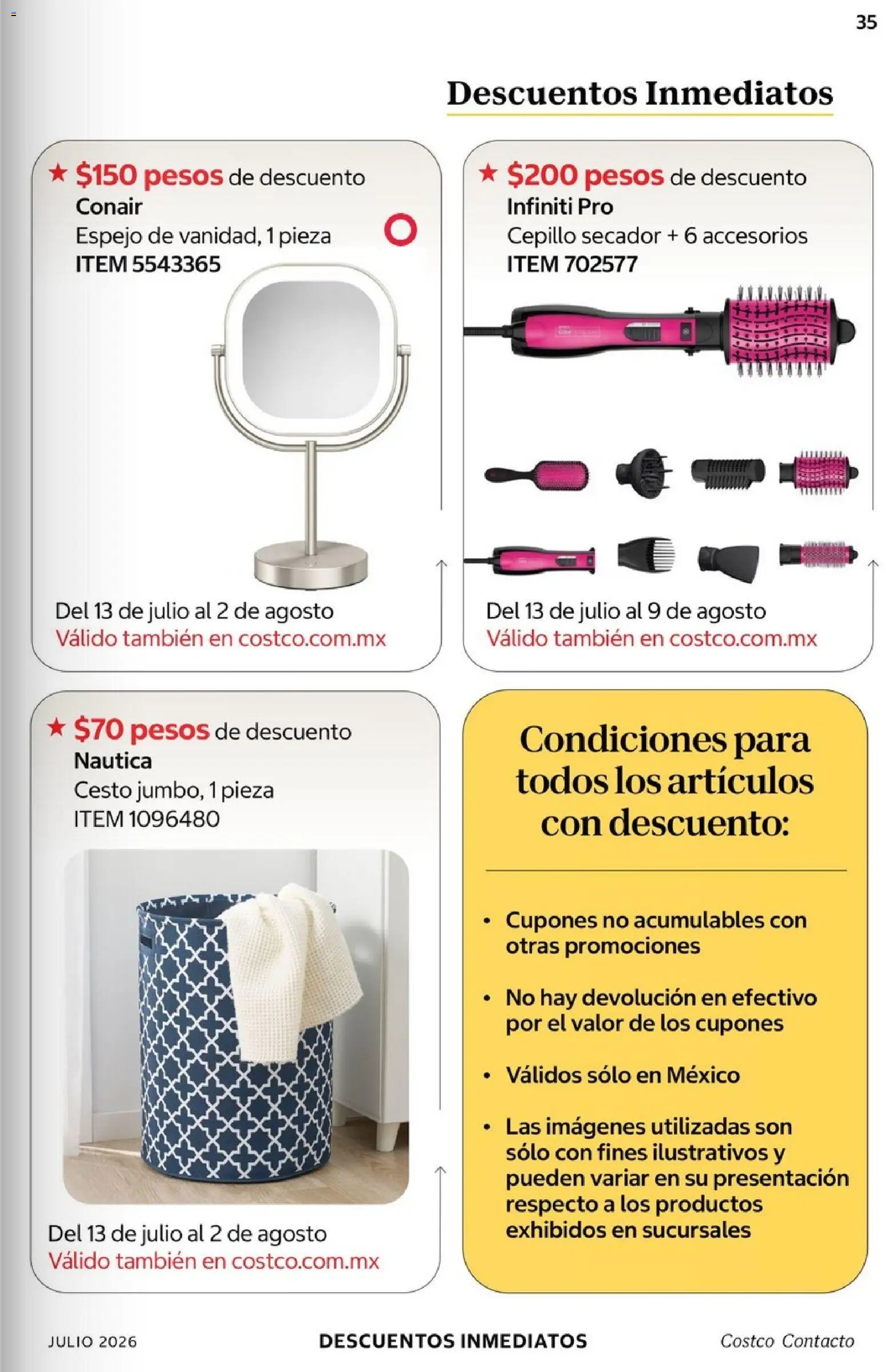 Costco oferta desde 01/07/2026 Costco Revista Julio 2026