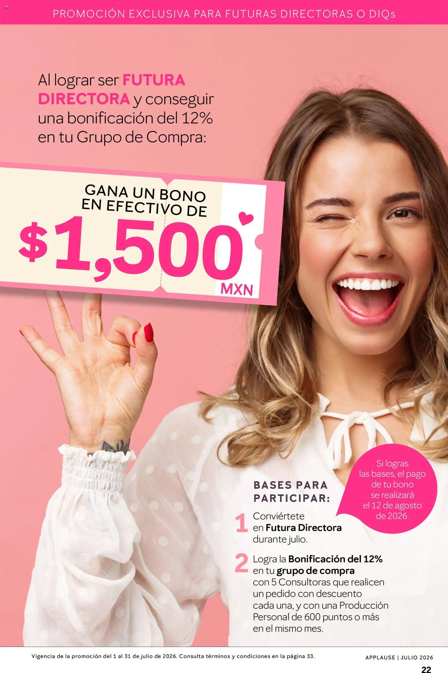 Mary Kay oferta desde 01/07/2026 Catálogo Mary Kay Applause 2026