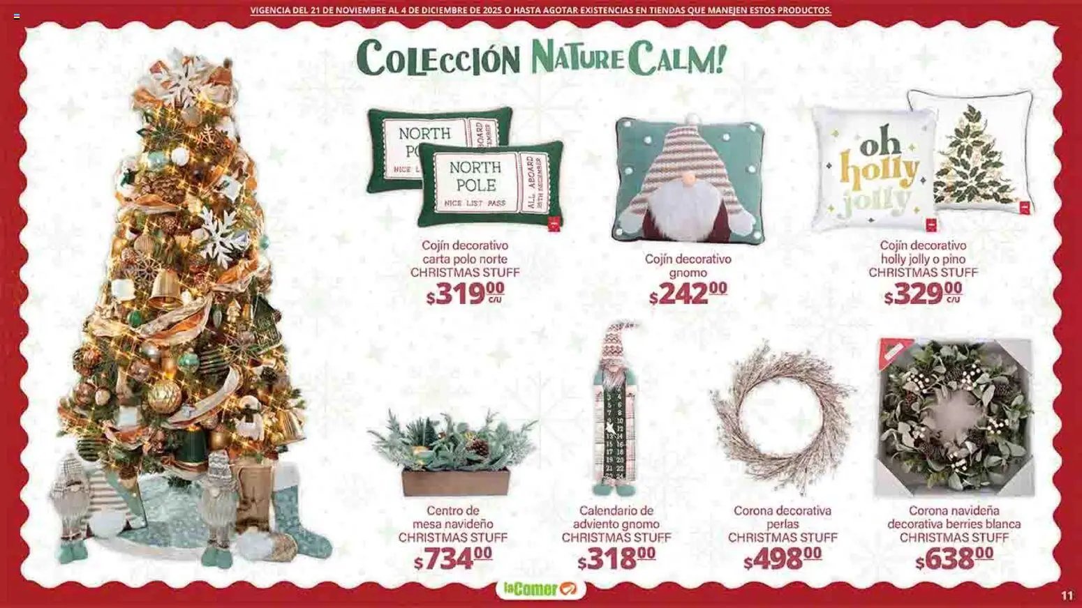 La Comer oferta desde 21/11/2025 Folleto Felices Fiestas (2025-11-21 - 2025-12-04)
