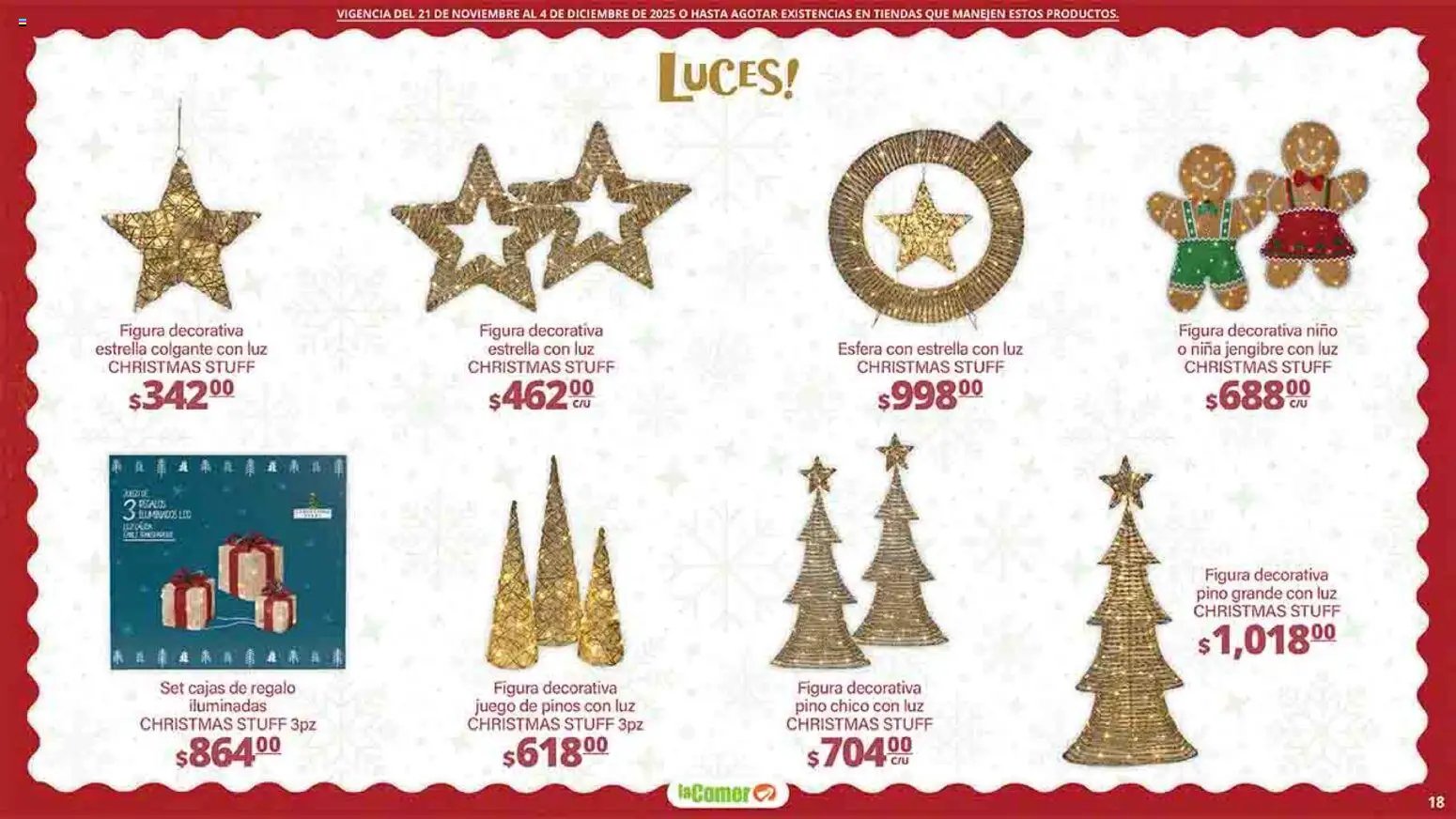 La Comer oferta desde 21/11/2025 Folleto Felices Fiestas (2025-11-21 - 2025-12-04)