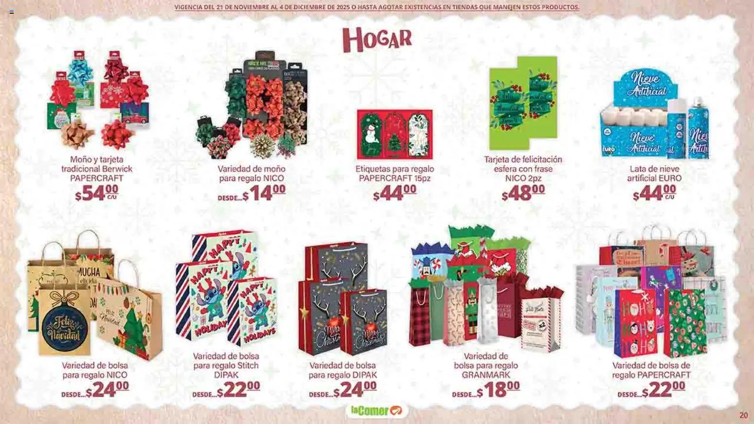 La Comer oferta desde 21/11/2025 Folleto Felices Fiestas (2025-11-21 - 2025-12-04)