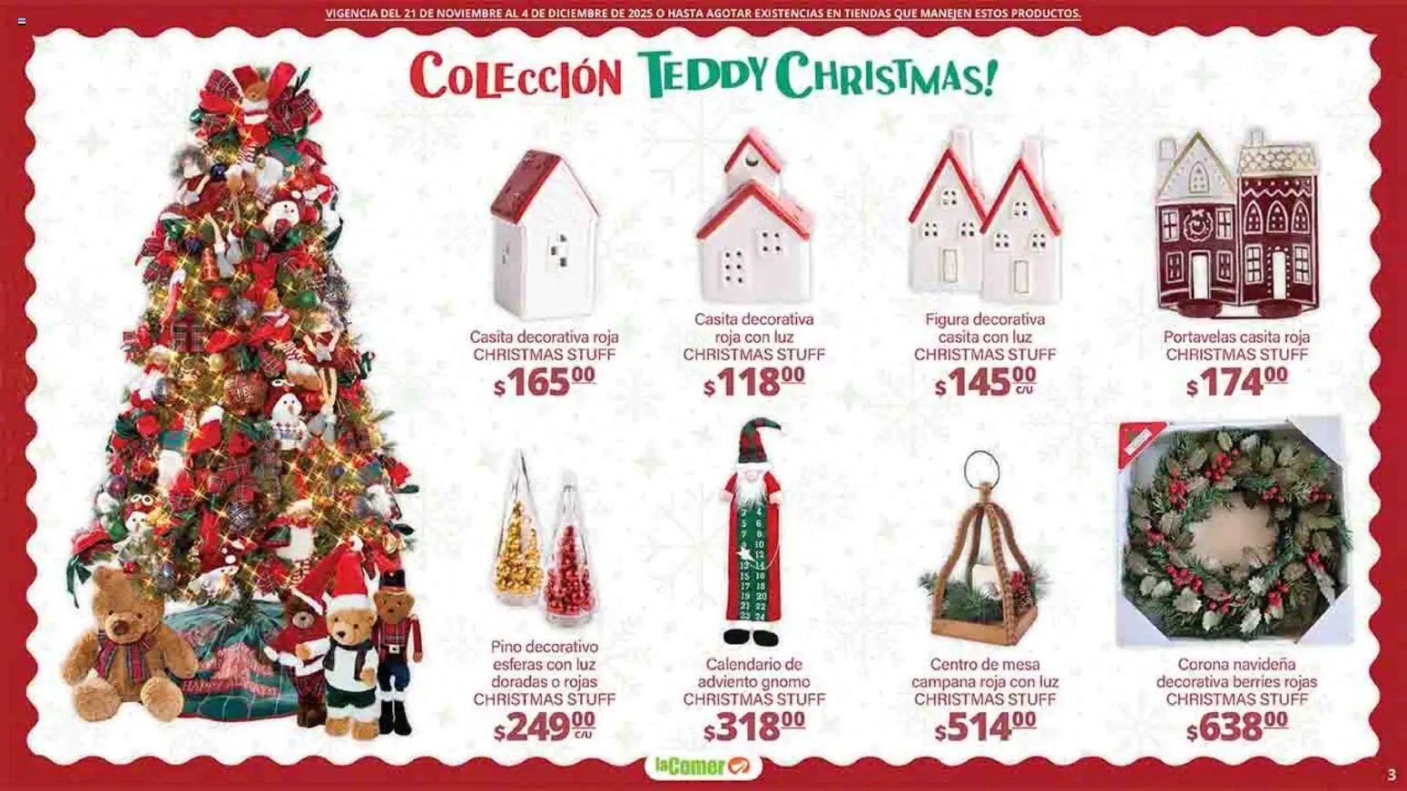 La Comer oferta desde 21/11/2025 Folleto Felices Fiestas (2025-11-21 - 2025-12-04)