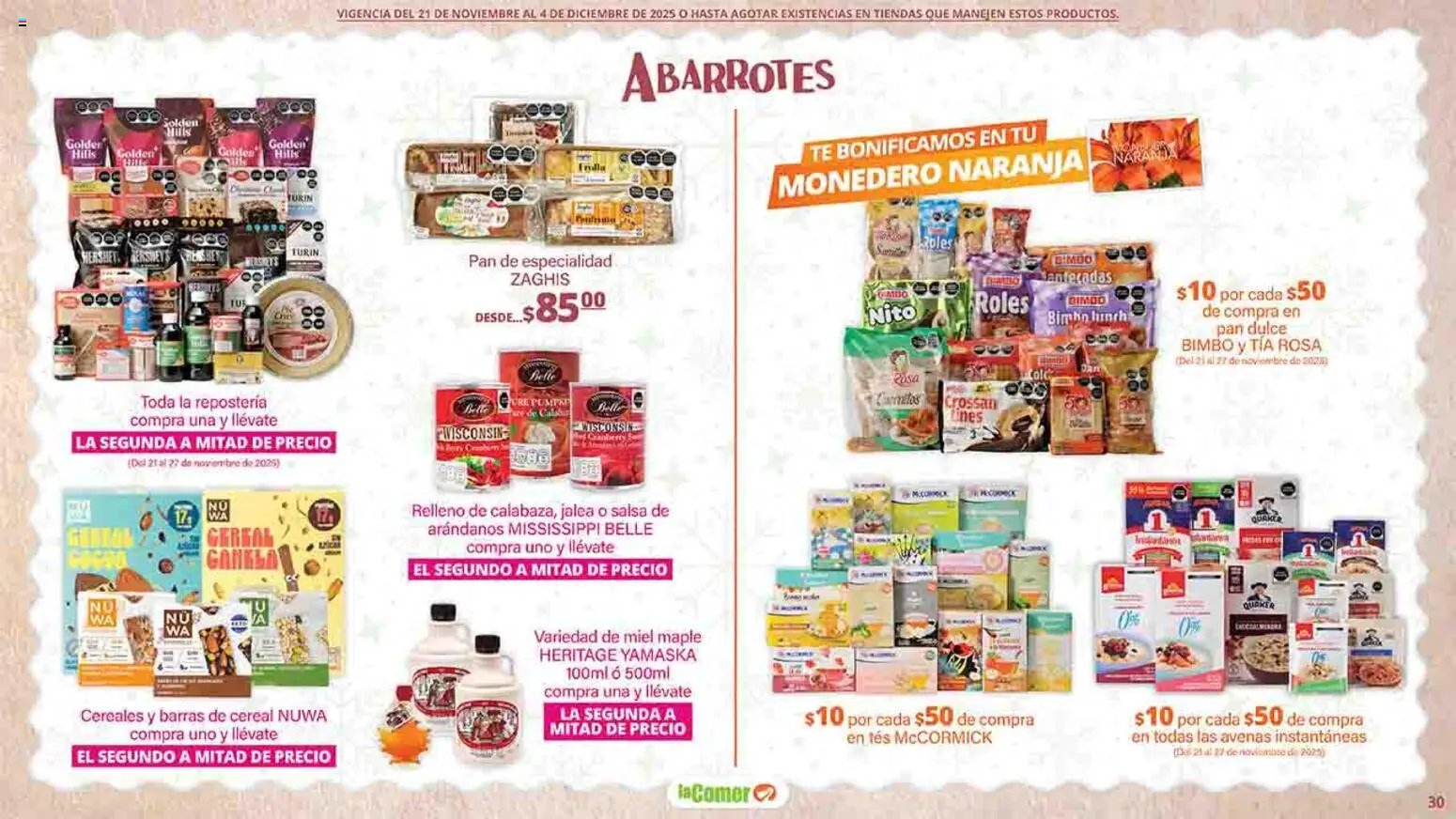 La Comer oferta desde 21/11/2025 Folleto Felices Fiestas (2025-11-21 - 2025-12-04)