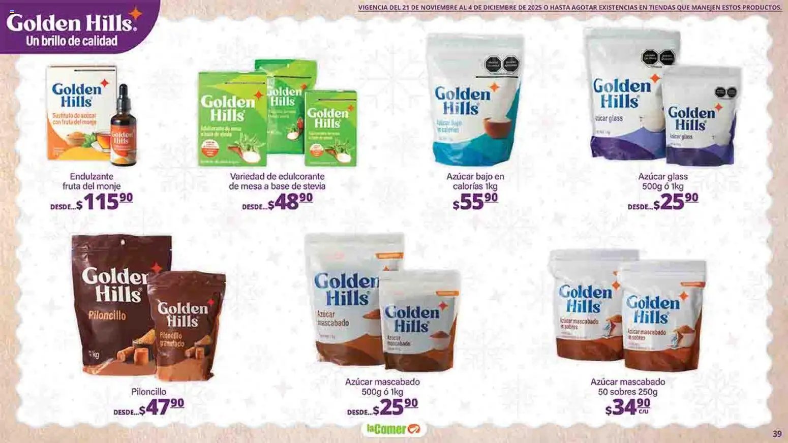 La Comer oferta desde 21/11/2025 Folleto Felices Fiestas (2025-11-21 - 2025-12-04)