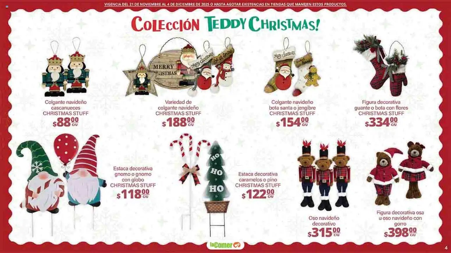 La Comer oferta desde 21/11/2025 Folleto Felices Fiestas (2025-11-21 - 2025-12-04)