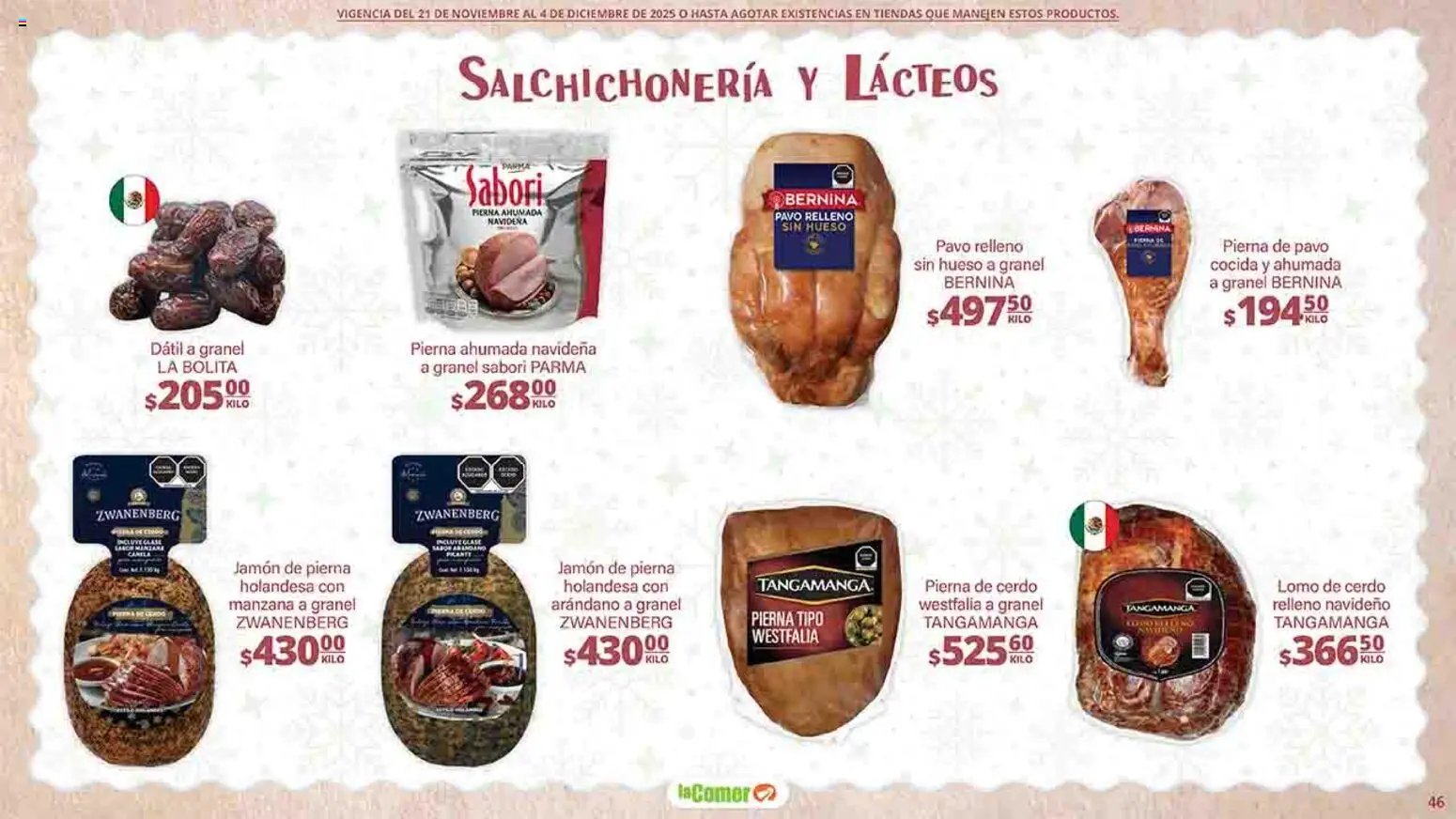 La Comer oferta desde 21/11/2025 Folleto Felices Fiestas (2025-11-21 - 2025-12-04)