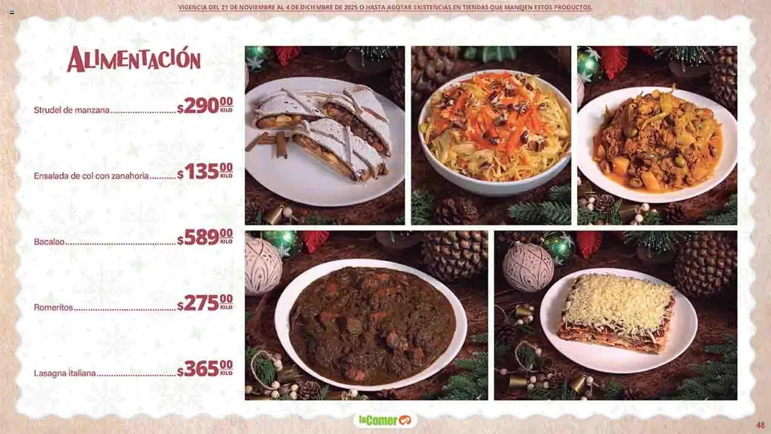 La Comer oferta desde 21/11/2025 Folleto Felices Fiestas (2025-11-21 - 2025-12-04)