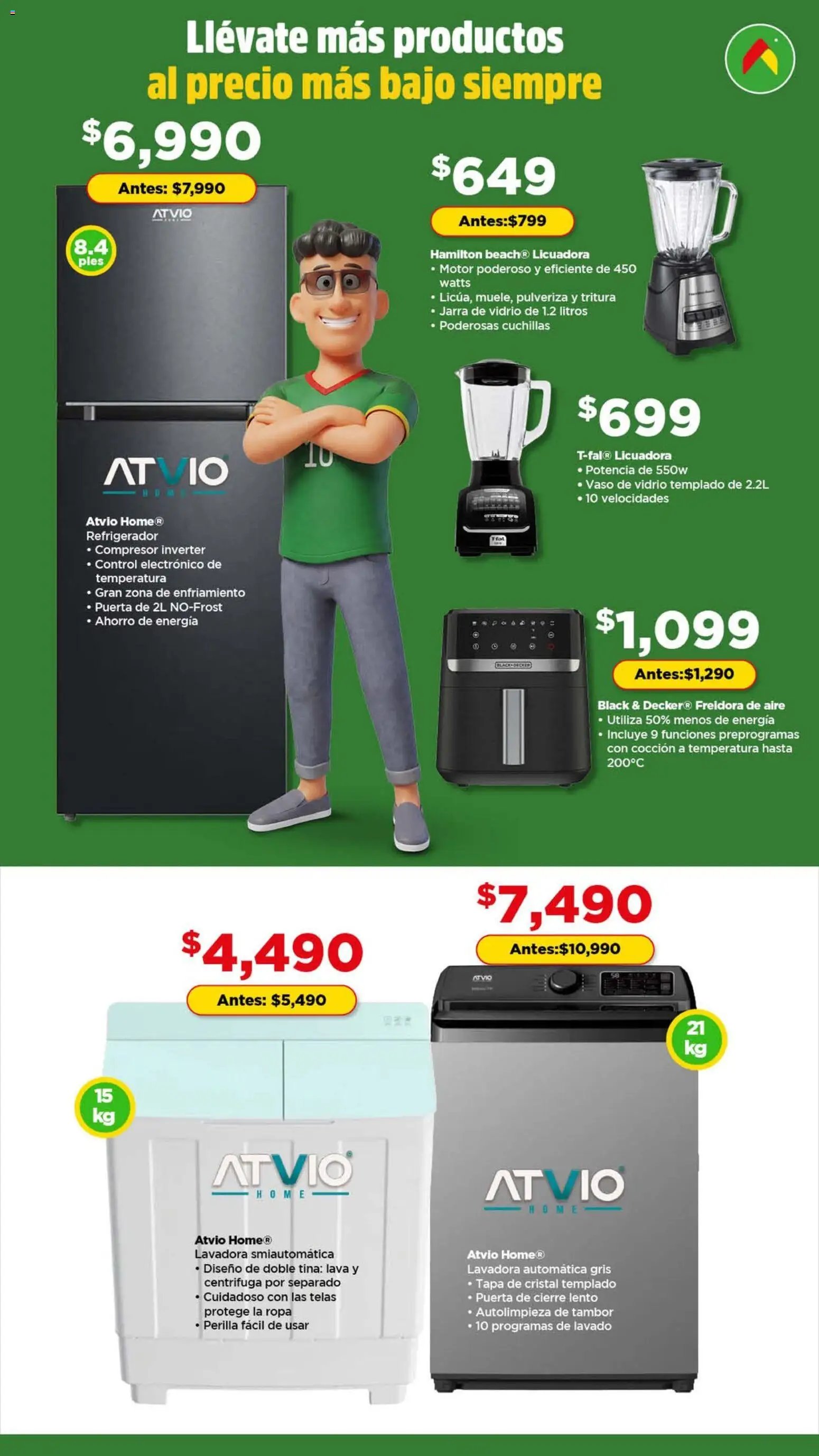 Bodega Aurrerá oferta desde 22/04/2026 Bodega Aurrerá folleto Las mejores marcas de electrodomésticos (2026-04-22 - 2026-06-02)