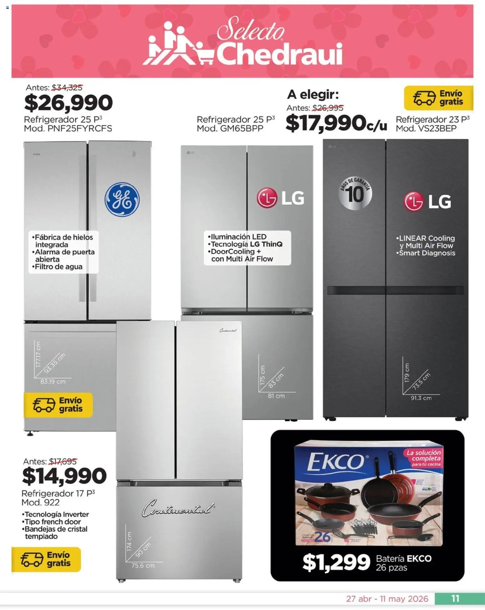 Chedraui oferta desde 27/04/2026 Chedraui folleto Día de la Madres (2026-04-27 - 2026-05-11)