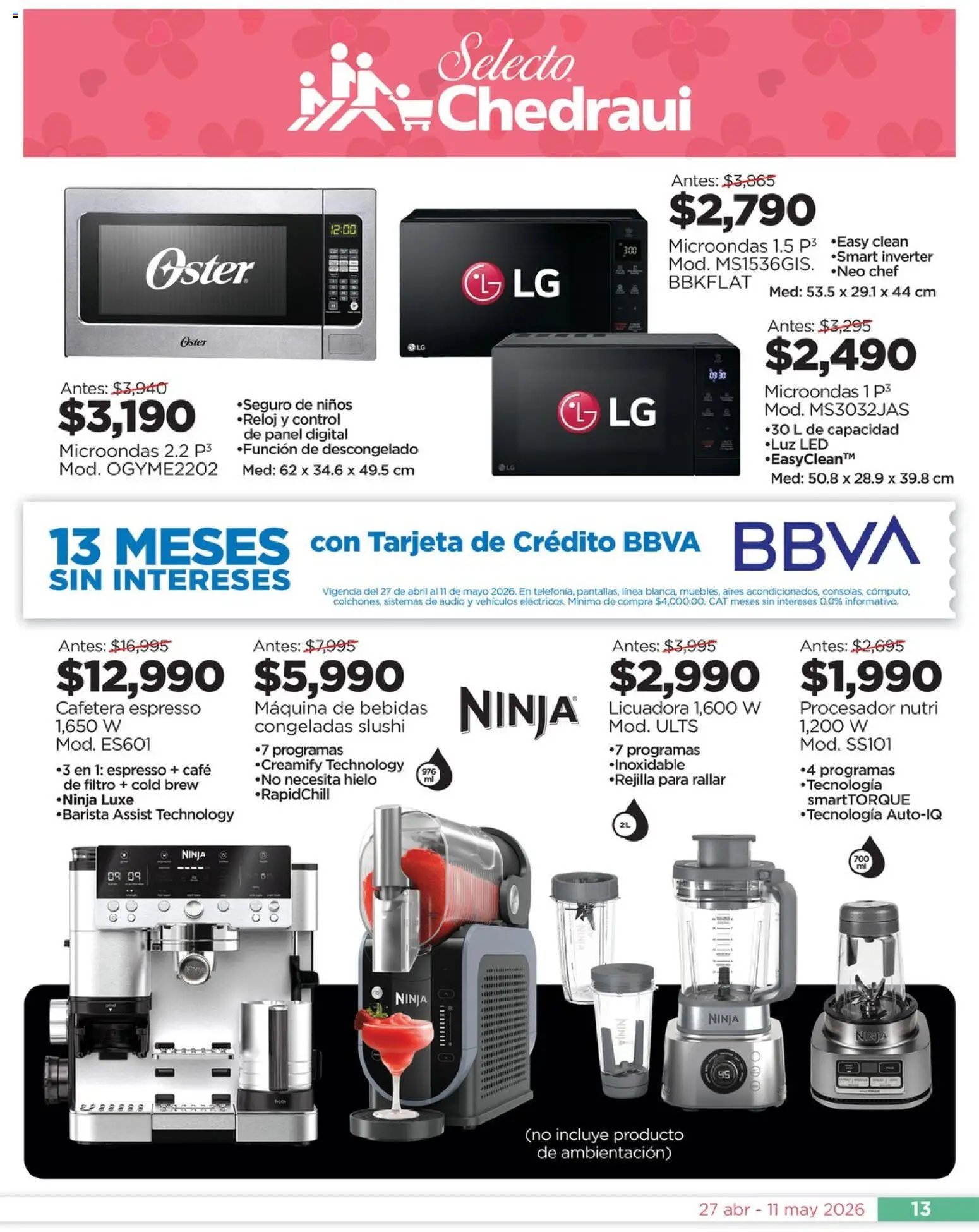 Chedraui oferta desde 27/04/2026 Chedraui folleto Día de la Madres (2026-04-27 - 2026-05-11)