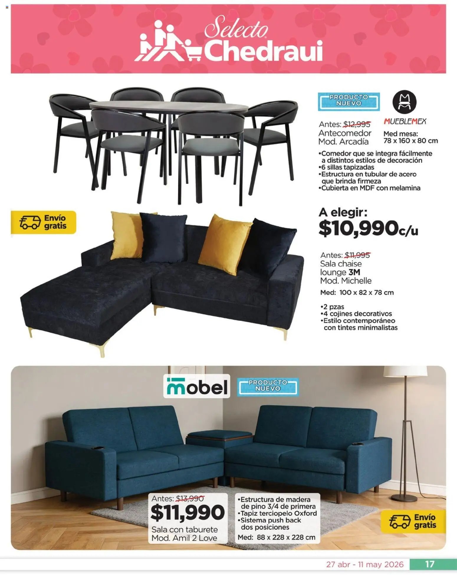 Chedraui oferta desde 27/04/2026 Chedraui folleto Día de la Madres (2026-04-27 - 2026-05-11)