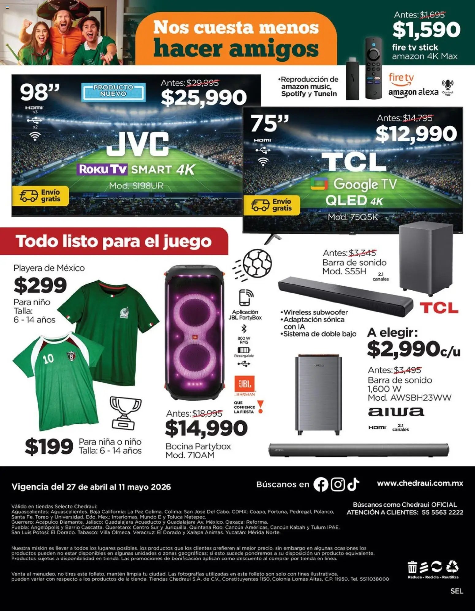 Chedraui oferta desde 27/04/2026 Chedraui folleto Día de la Madres (2026-04-27 - 2026-05-11)
