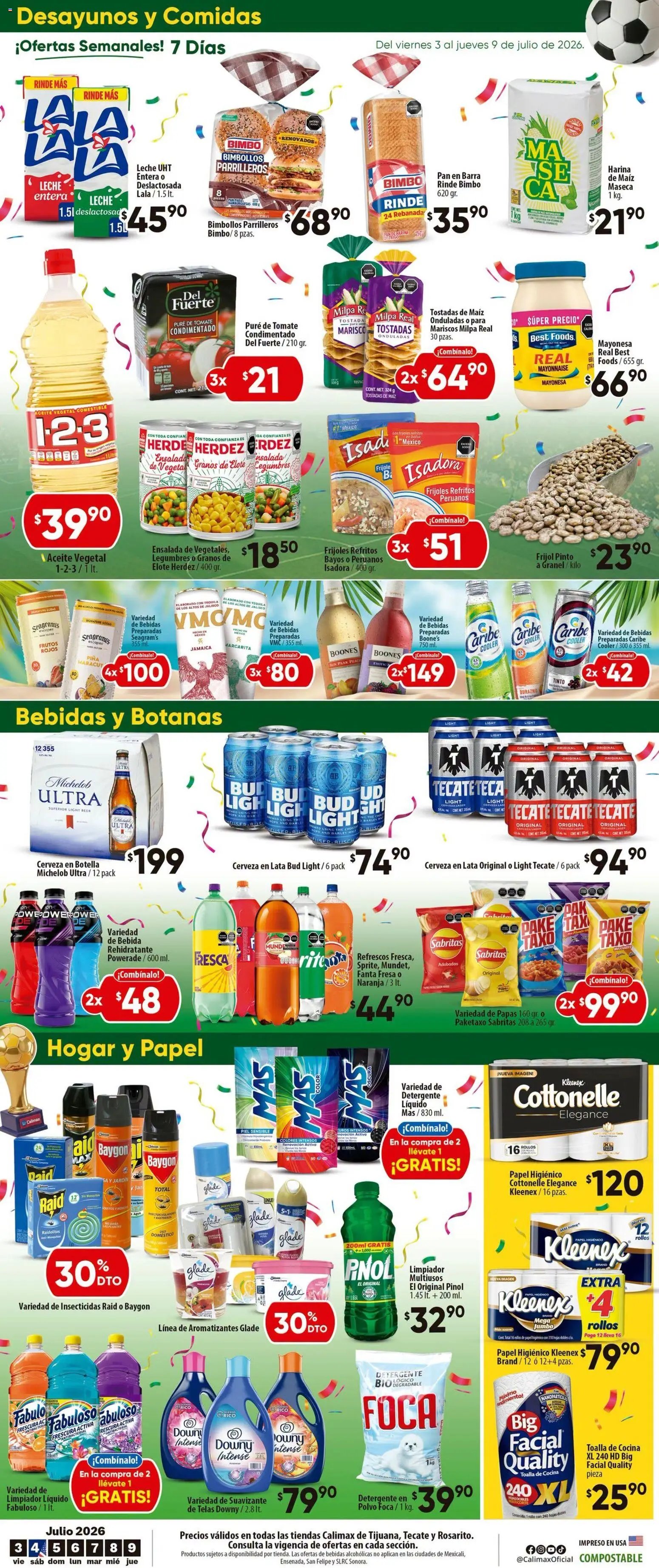 Calimax oferta desde 03/07/2026 Calimax folleto