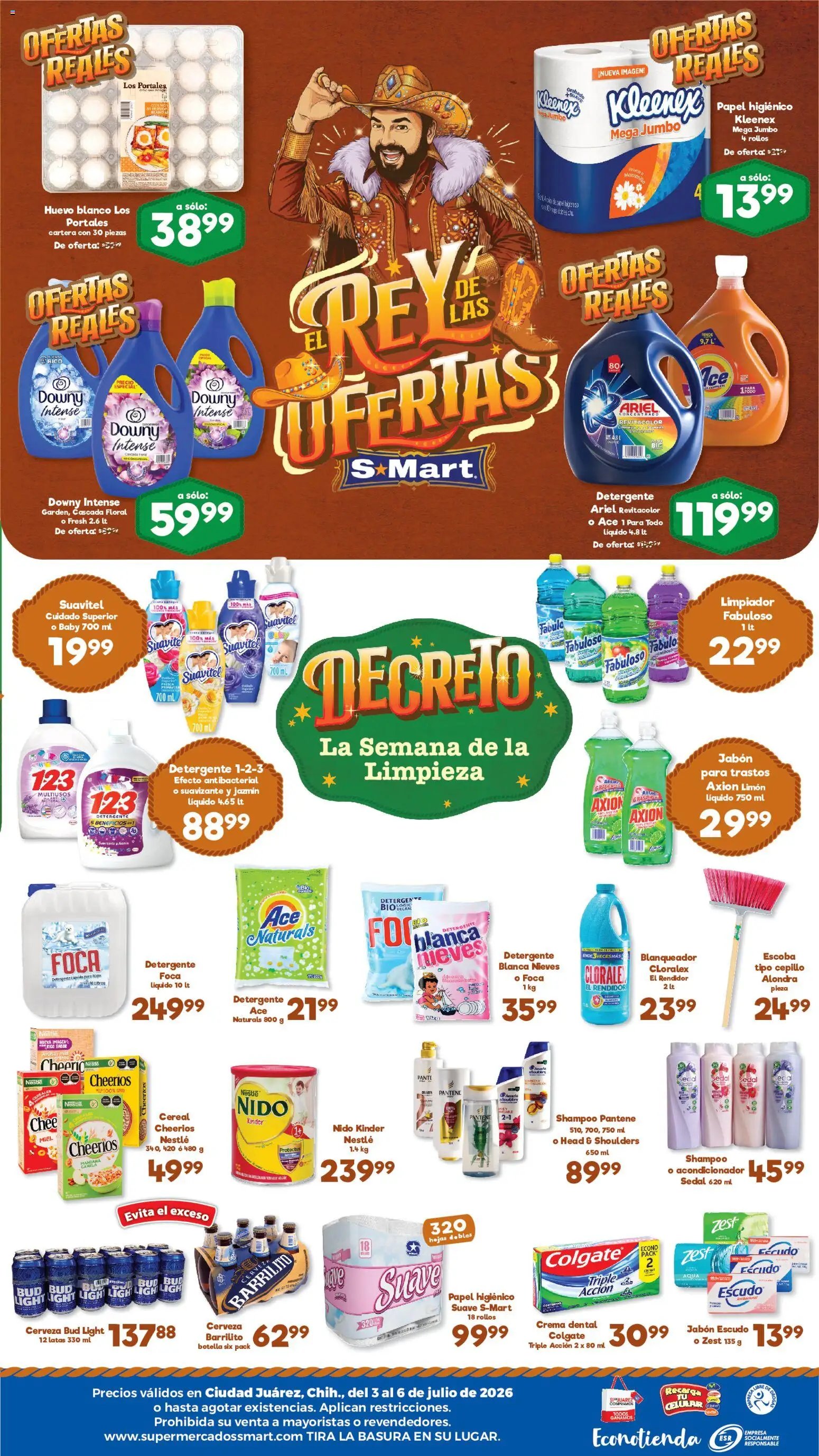 S-Mart oferta desde 03/07/2026 S-Mart folleto Juárez