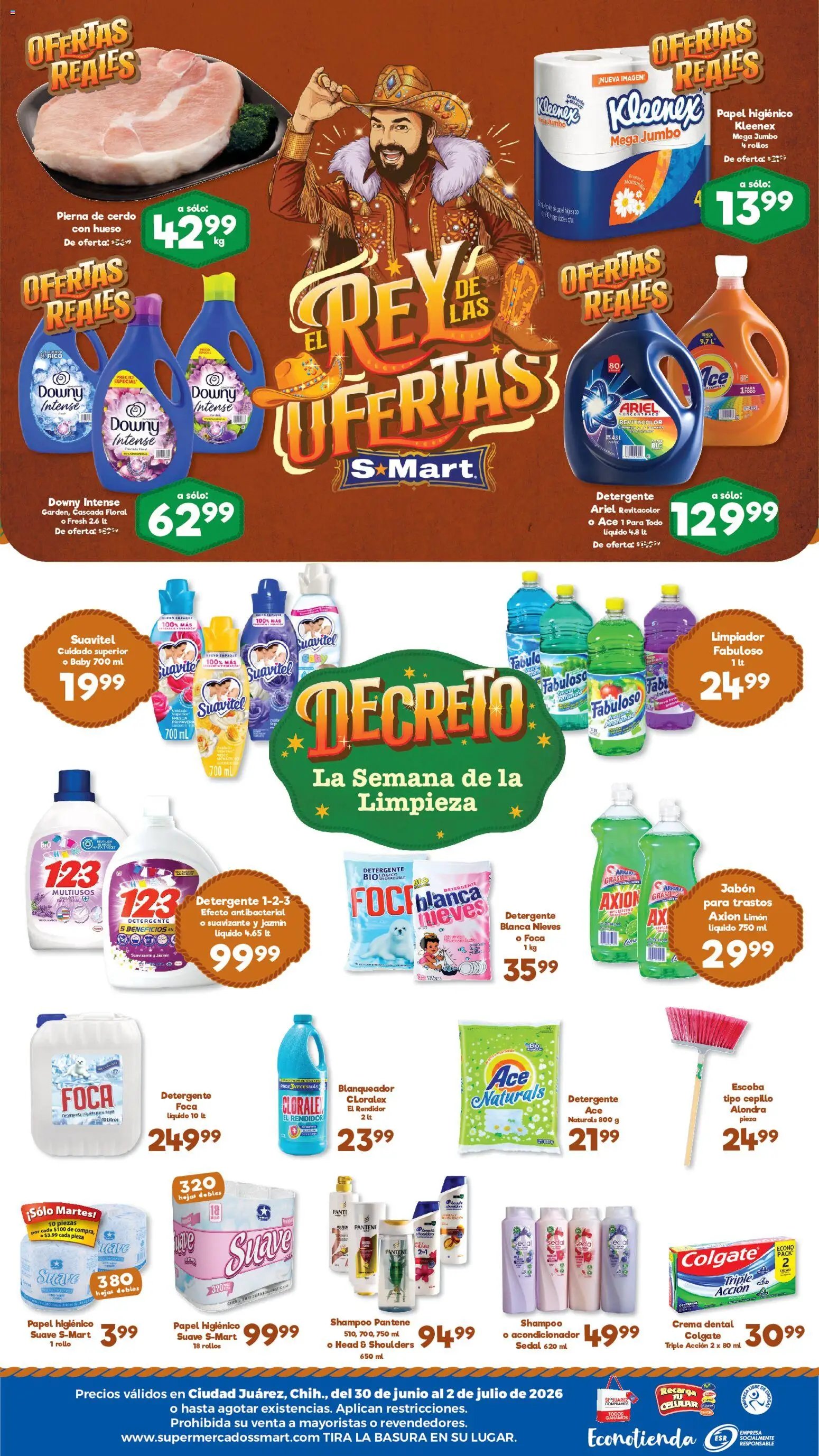 S-Mart oferta desde 30/06/2026 S-Mart folleto Juárez