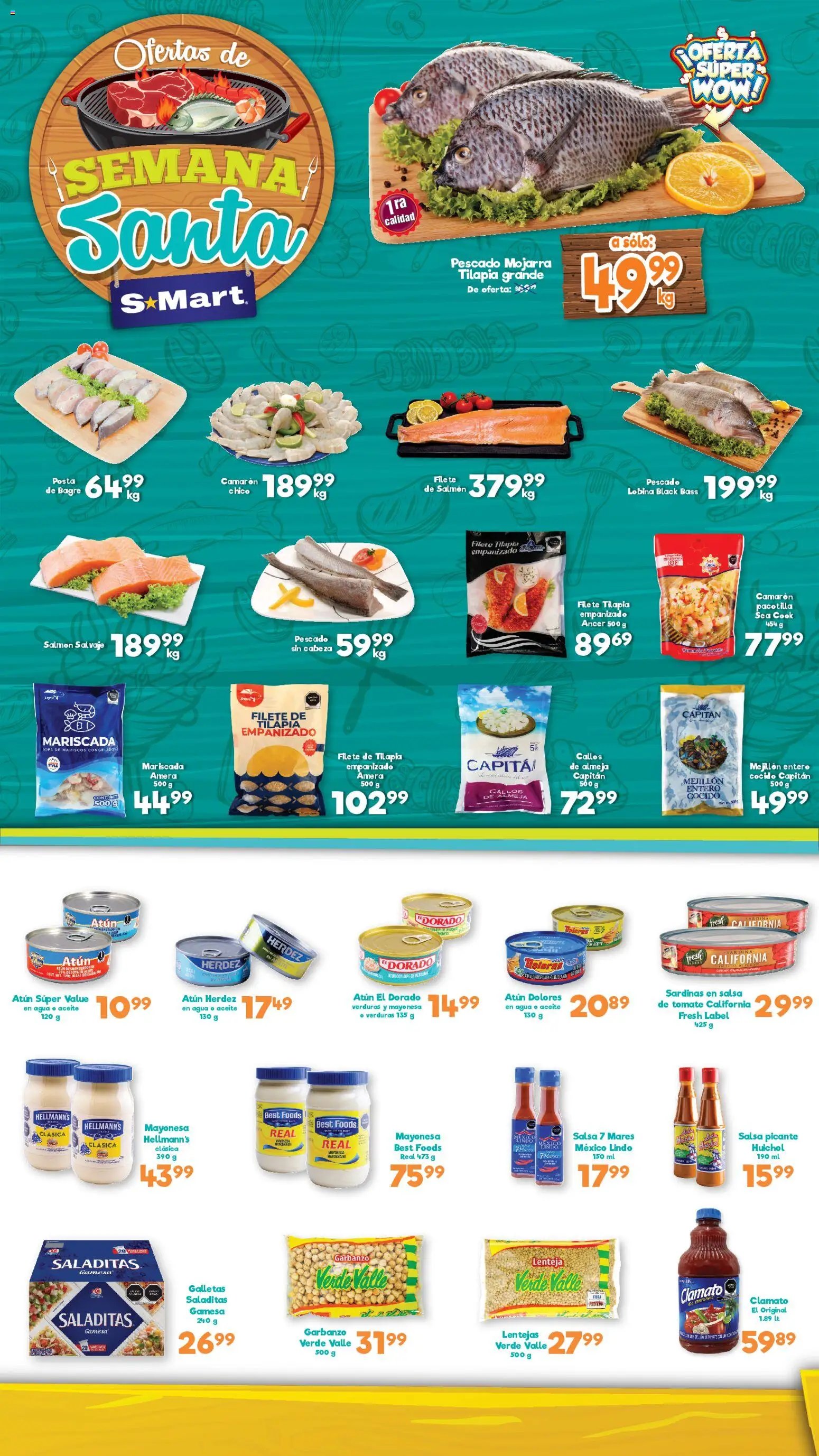 S-Mart oferta desde 31/03/2026 S-Mart folleto Ofertas de feria Monterrey (2026-03-31 - 2026-04-03)