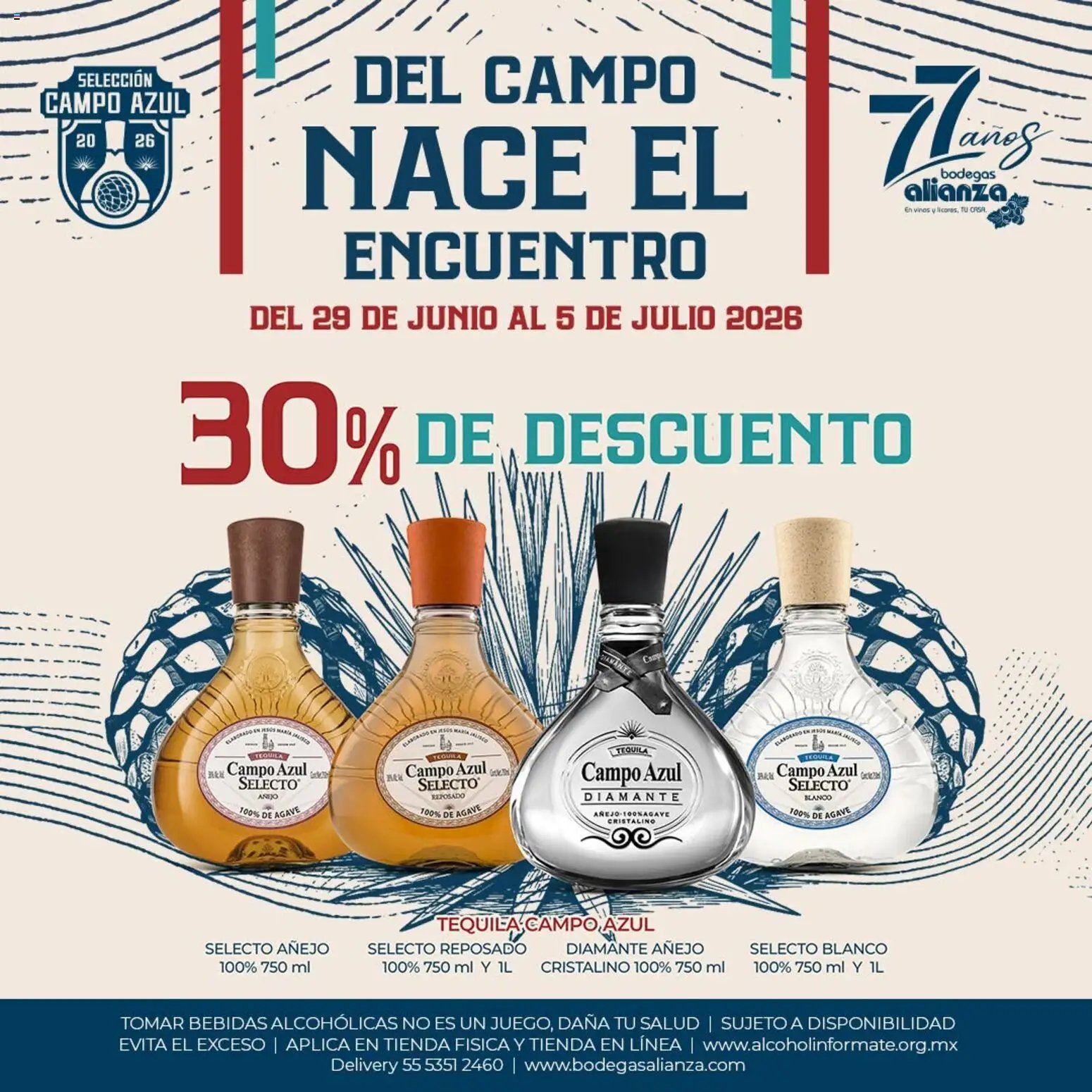 Bodegas Alianza oferta desde 29/06/2026 Bodegas Alianza catálogo Del campo nace el encuentro