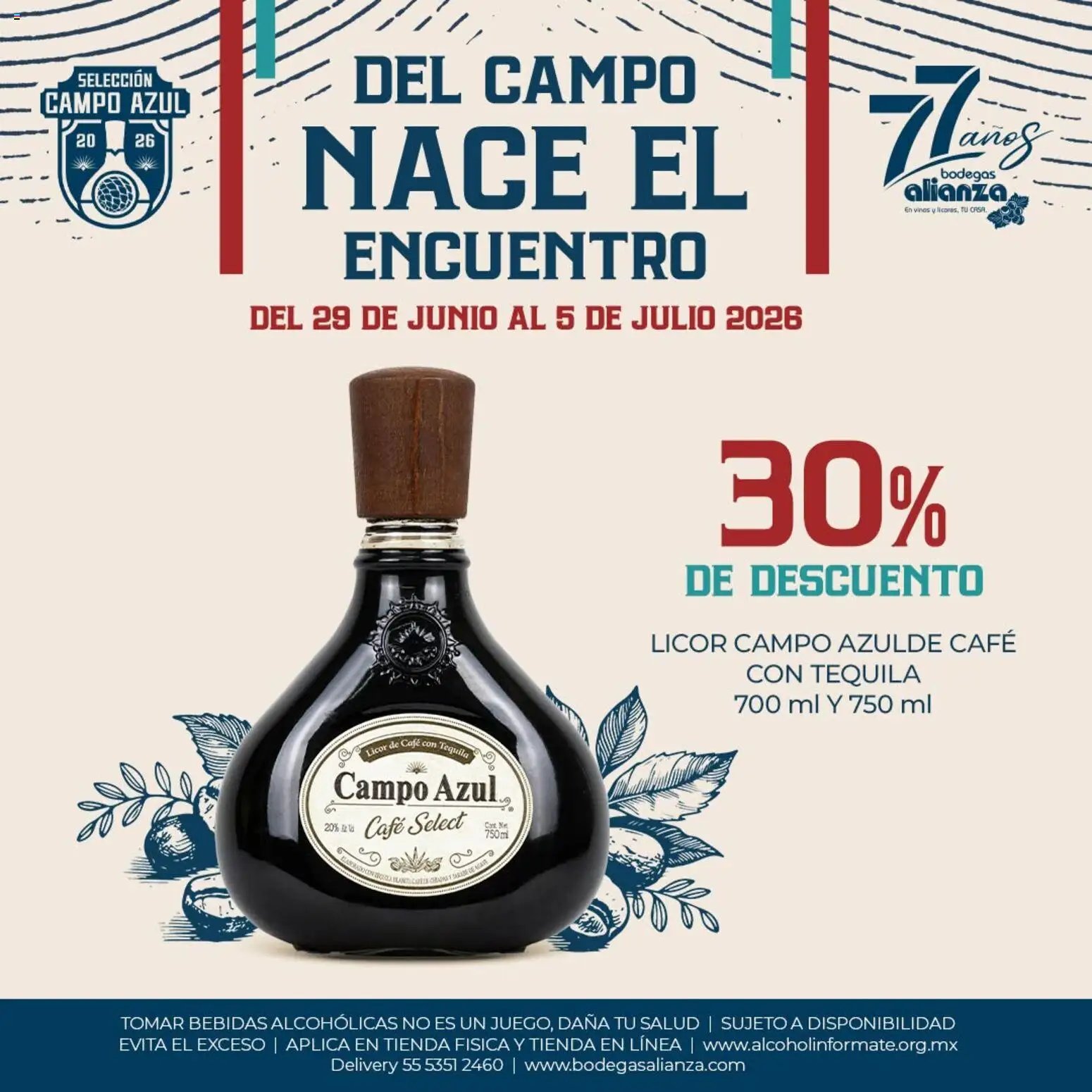 Bodegas Alianza oferta desde 29/06/2026 Bodegas Alianza catálogo Del campo nace el encuentro