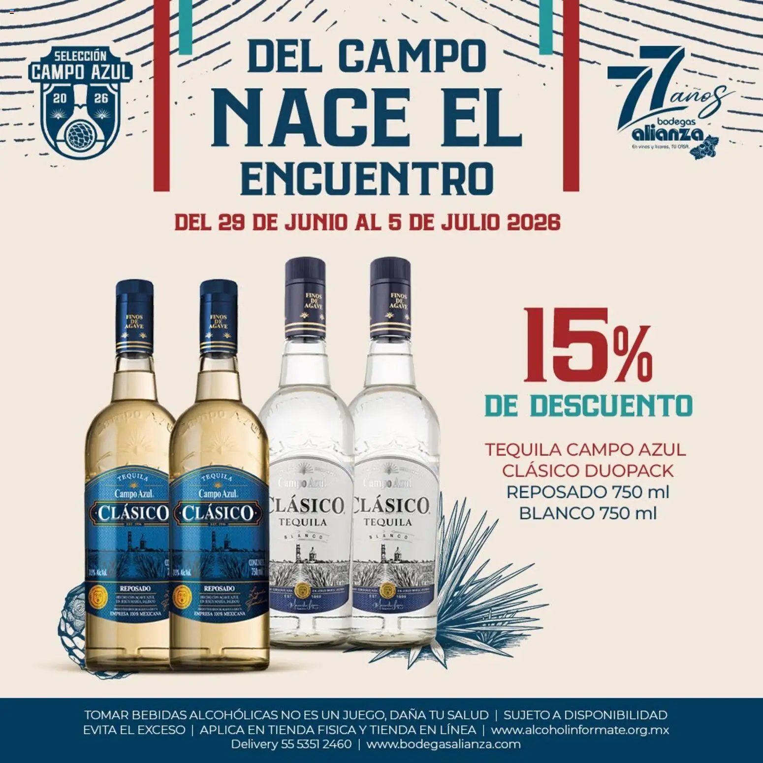 Bodegas Alianza oferta desde 29/06/2026 Bodegas Alianza catálogo Del campo nace el encuentro