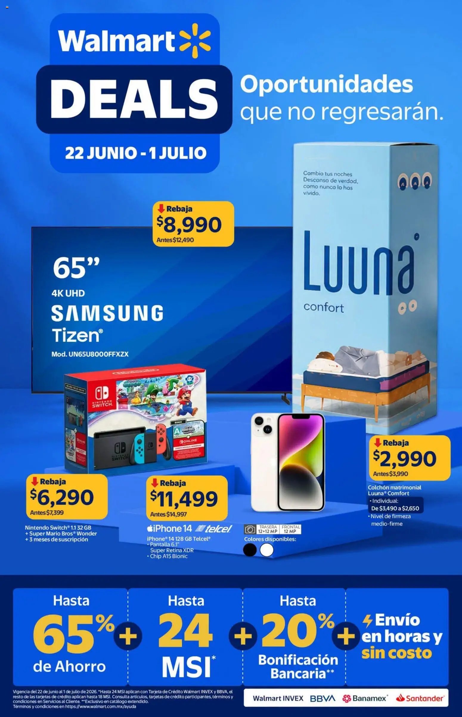 Walmart oferta desde 22/06/2026 Walmart folleto Deals
