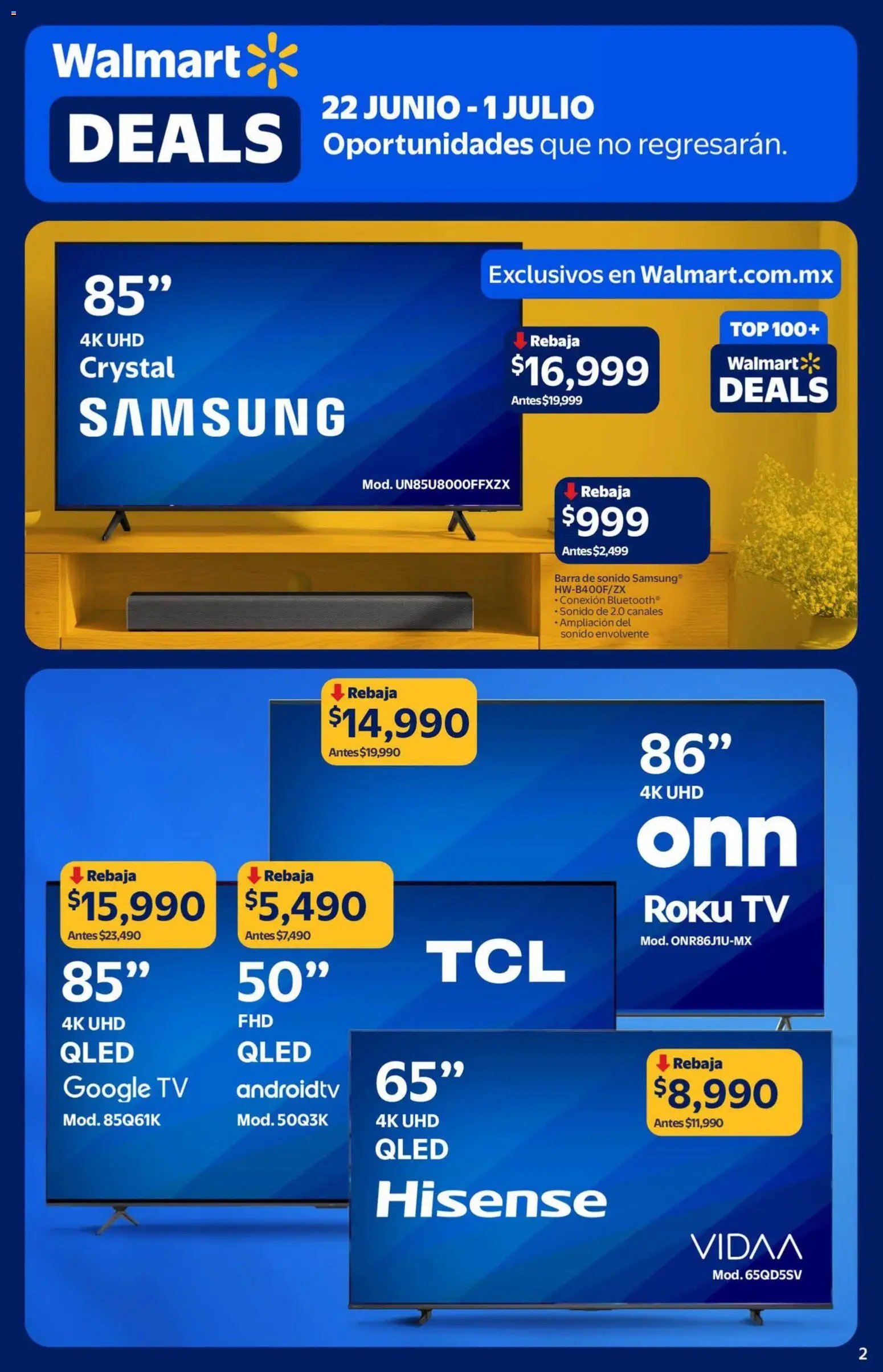 Walmart oferta desde 22/06/2026 Walmart folleto Deals