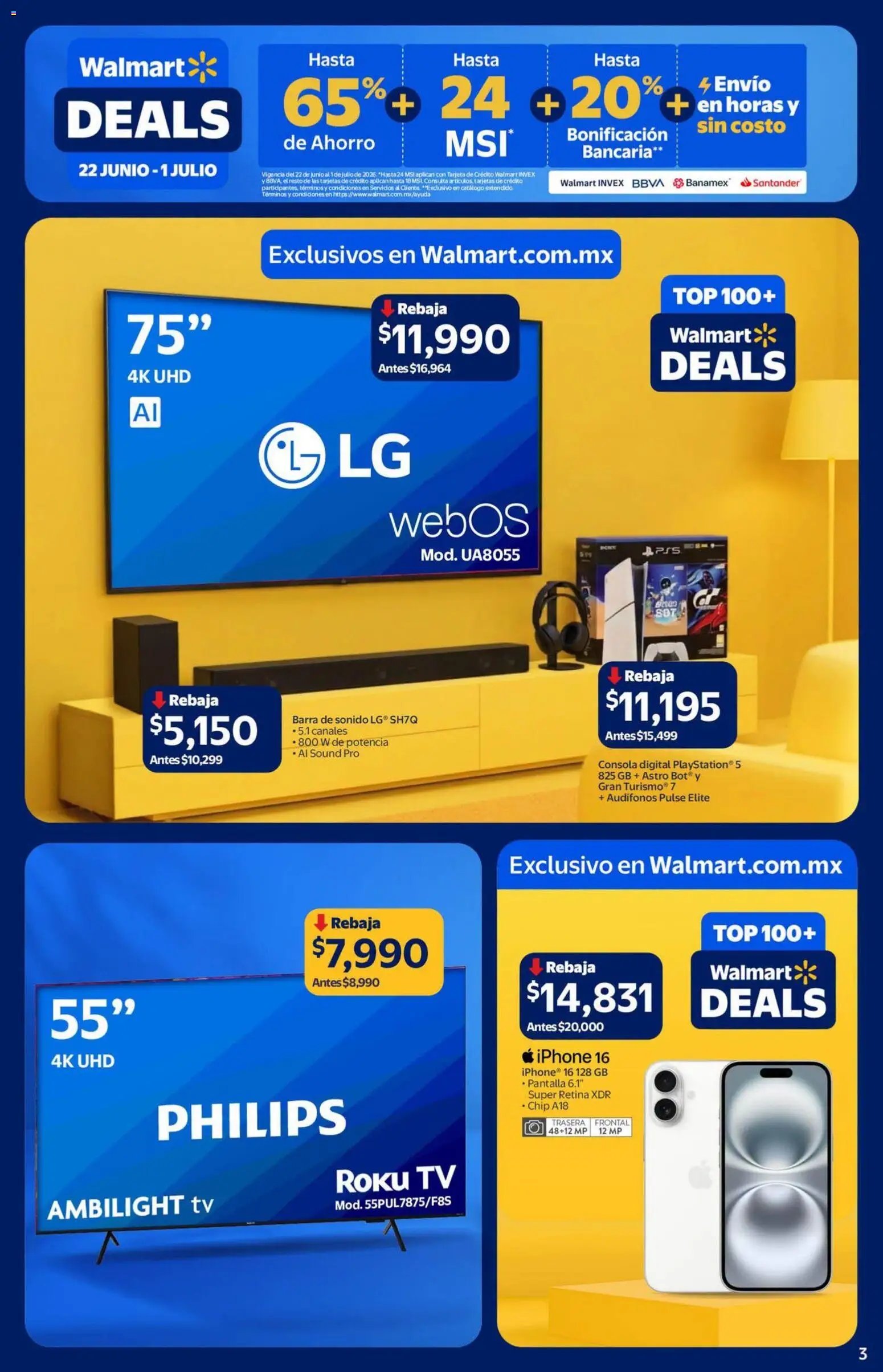 Walmart oferta desde 22/06/2026 Walmart folleto Deals