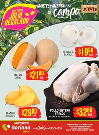 Soriana oferta desde 23/06/2026 Soriana Martes y Miércoles del Campo Híper: Saltillo y Torreón