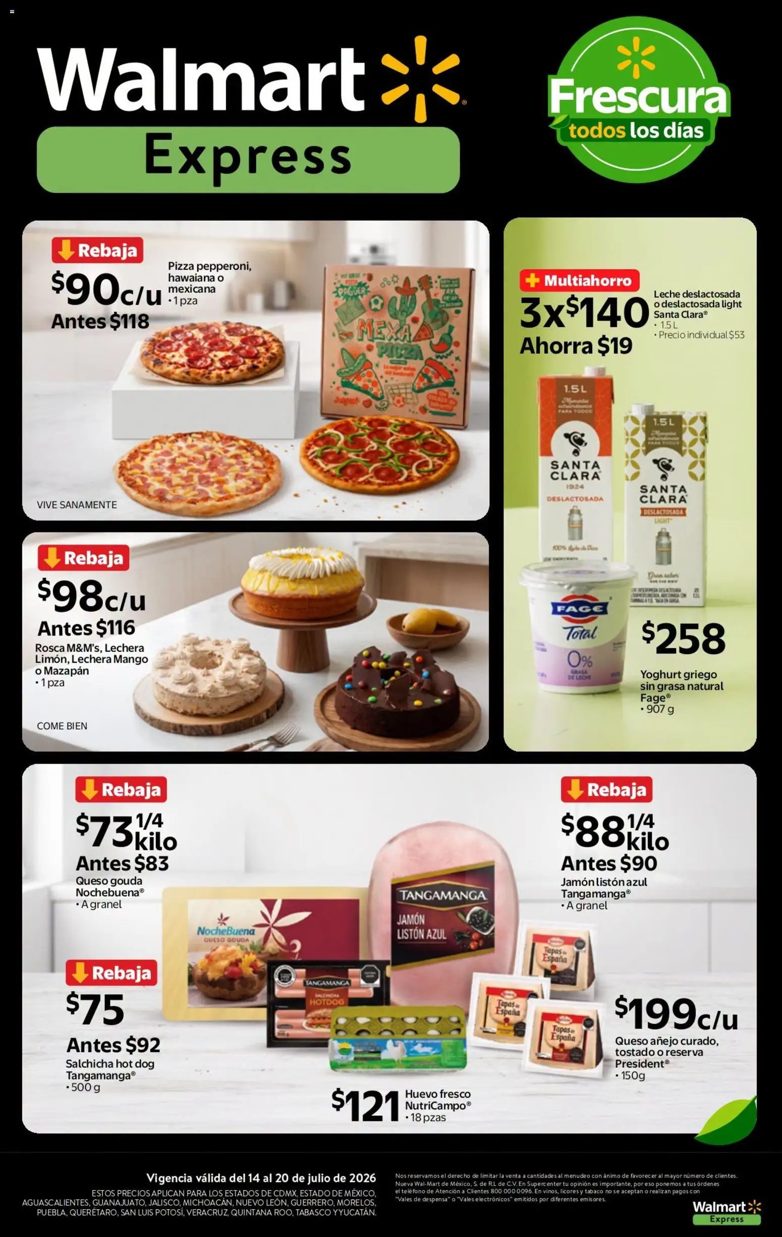 Walmart Express oferta desde 14/07/2026 Walmart Express folleto Calidad a precios bajos