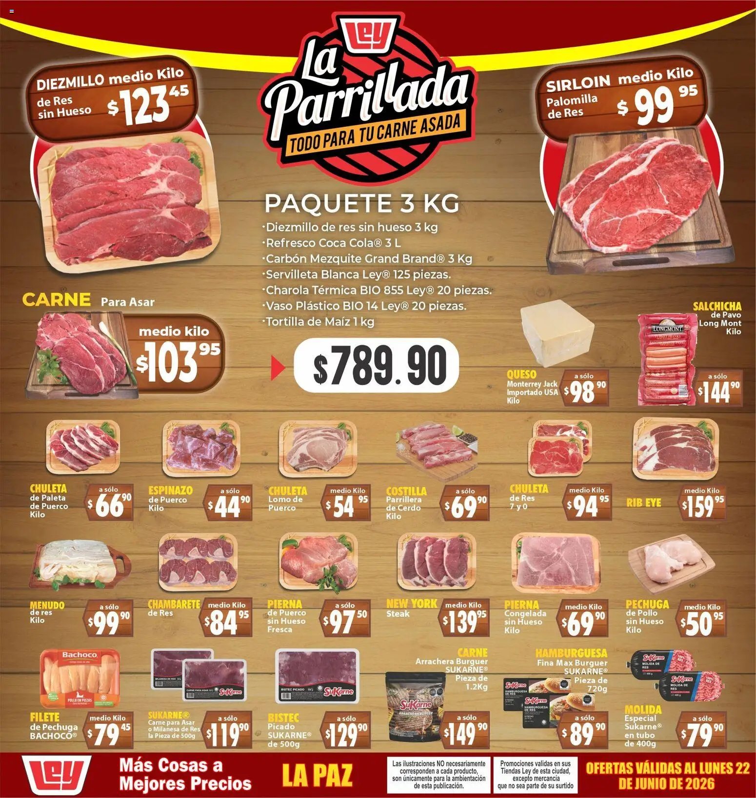 Casa Ley oferta desde 19/06/2026 Casa Ley folleto La parrillada