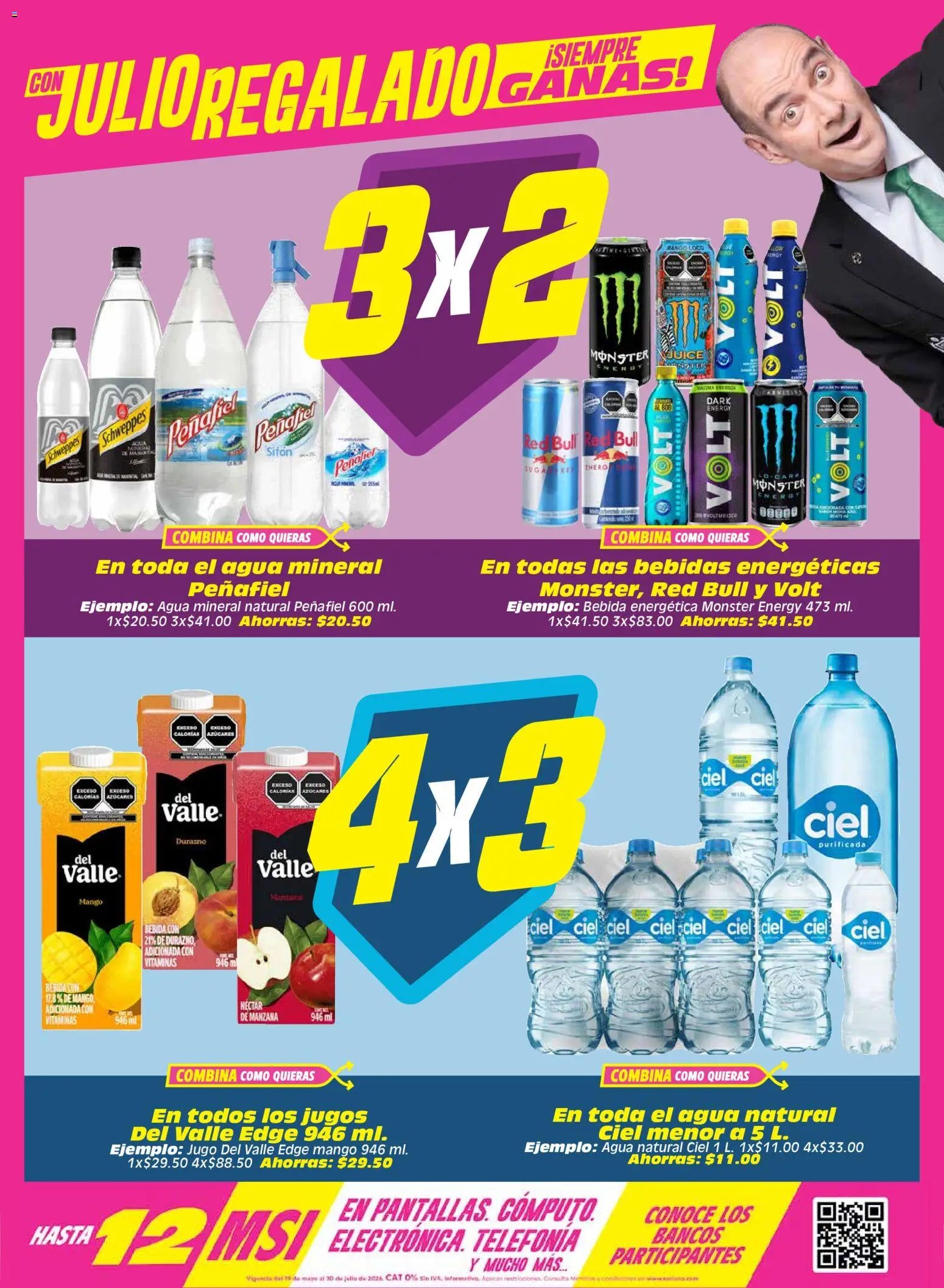 Soriana oferta desde 17/07/2026 Soriana Julio Regalado Híper Nacional