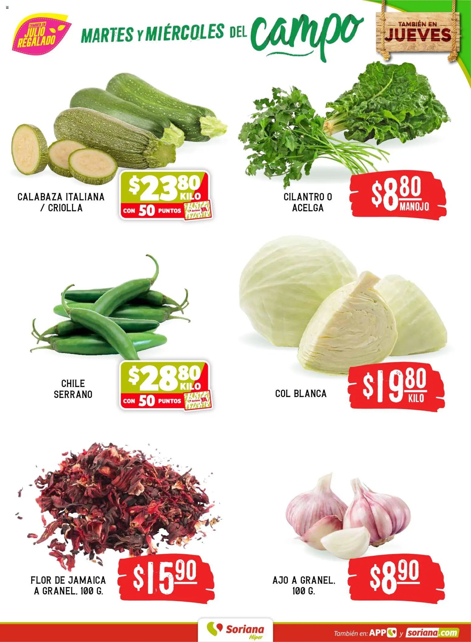 Soriana oferta desde 16/06/2026 Soriana Martes y Miércoles del Campo Híper: Tijuana, Mexicali, Ensenada, San Luis Río Colorado y Tecate