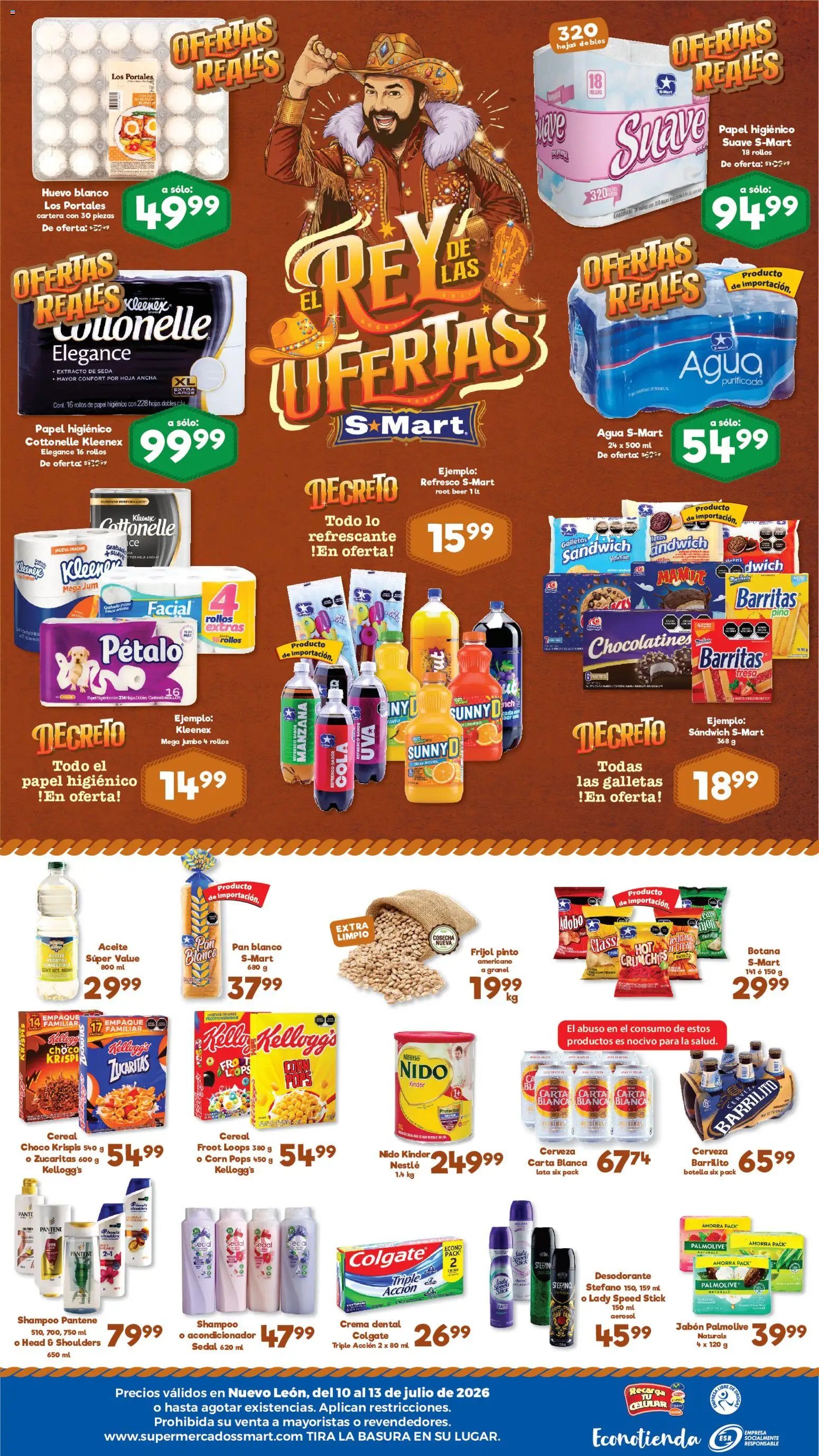S-Mart oferta desde 10/07/2026 S-Mart folleto Monterrey