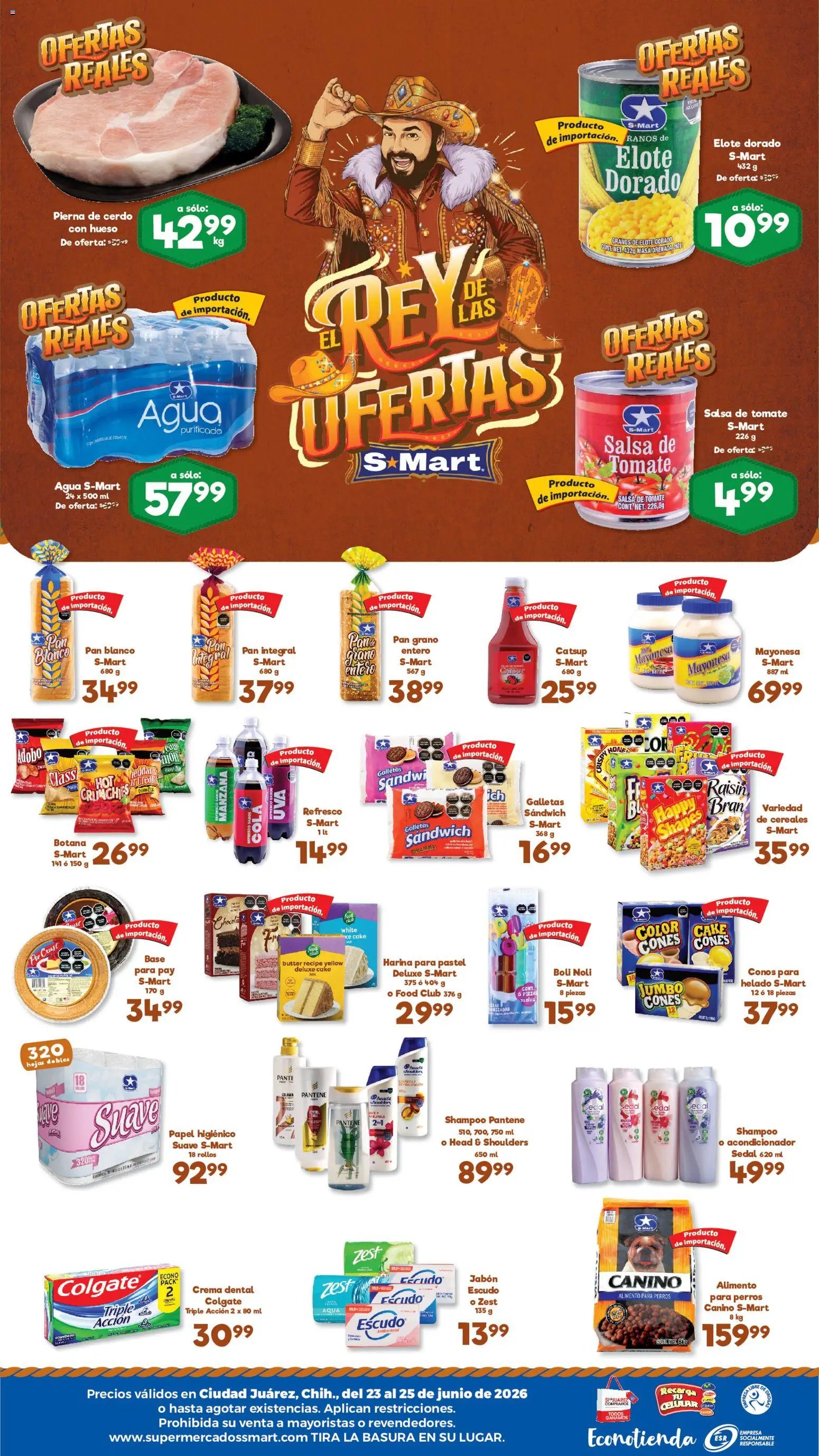 S-Mart oferta desde 23/06/2026 S-Mart folleto Juárez