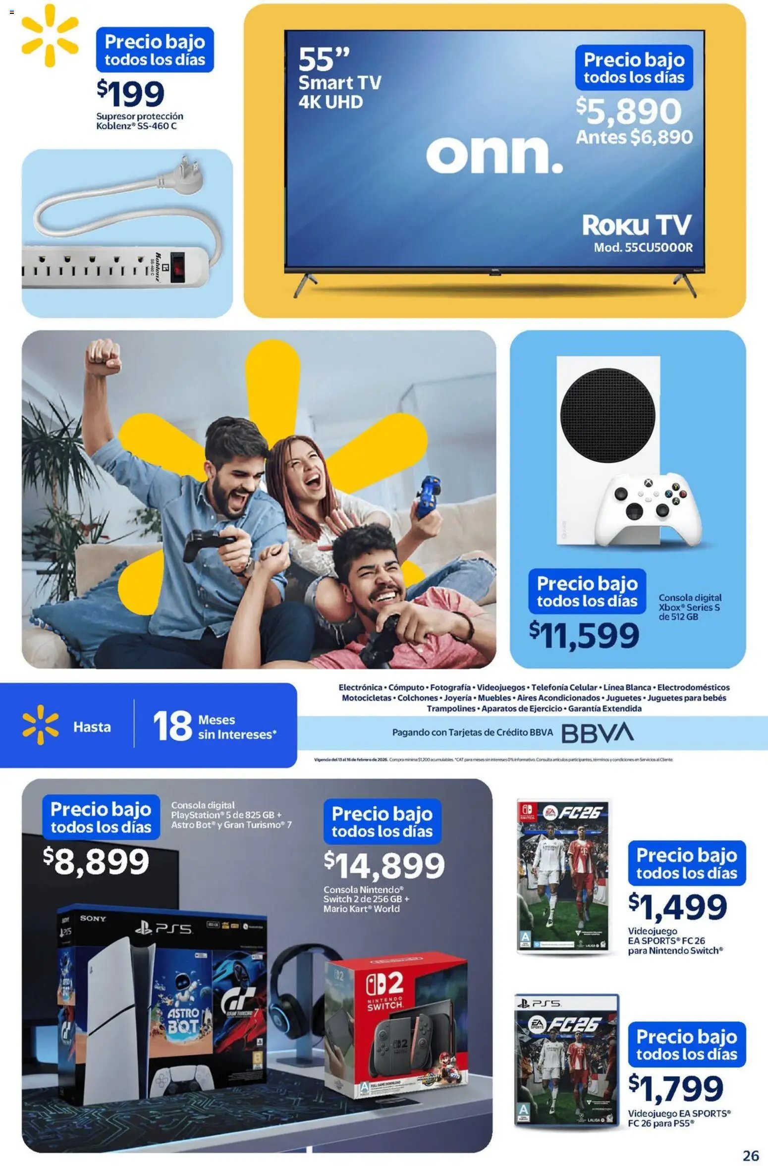 Walmart oferta desde 13/02/2026 Folleto Un mar de sabores a precios bajos (2026-02-13 - 2026-04-21)