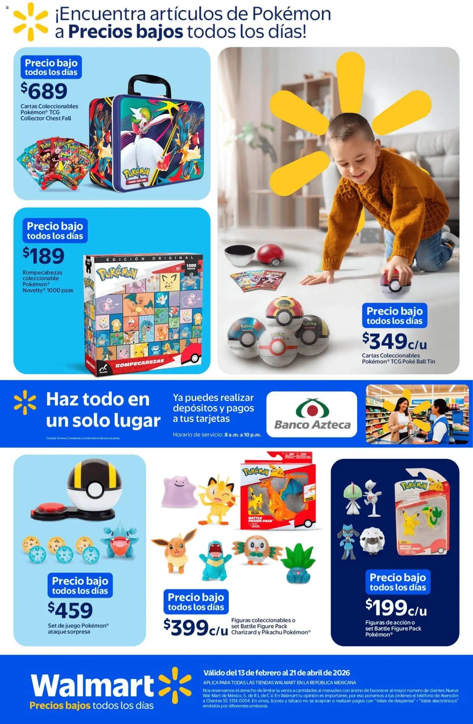 Walmart oferta desde 13/02/2026 Folleto Un mar de sabores a precios bajos (2026-02-13 - 2026-04-21)