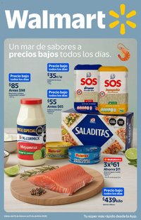 Walmart oferta desde 13/02/2026 Folleto Un mar de sabores a precios bajos (2026-02-13 - 2026-04-21)
