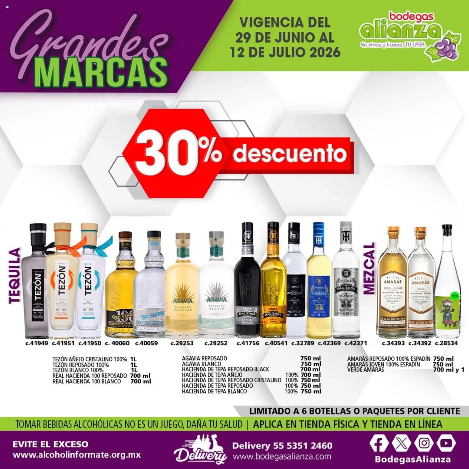 Bodegas Alianza oferta desde 29/06/2026 Bodegas Alianza catálogo Grandes Marcas